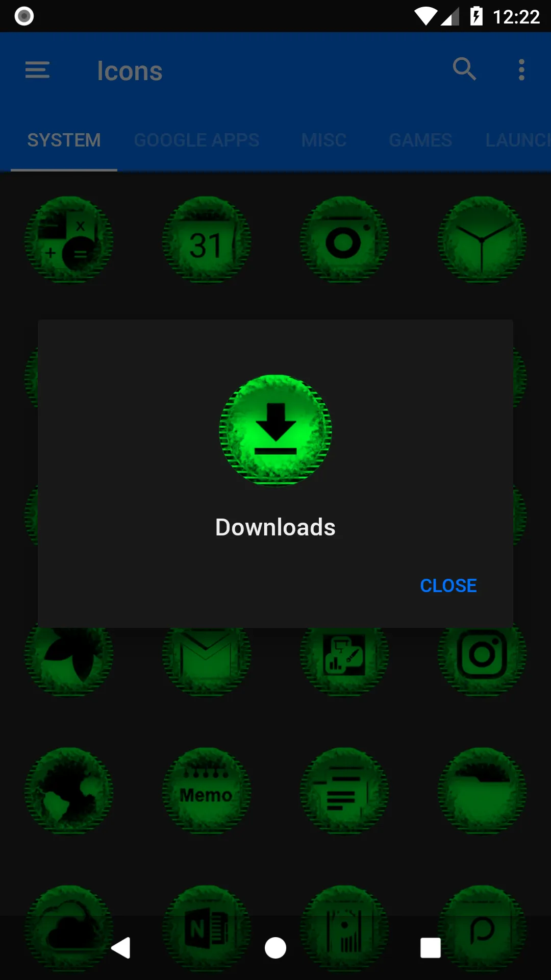 Green Icon Pack Style 5 | Indus Appstore | Screenshot