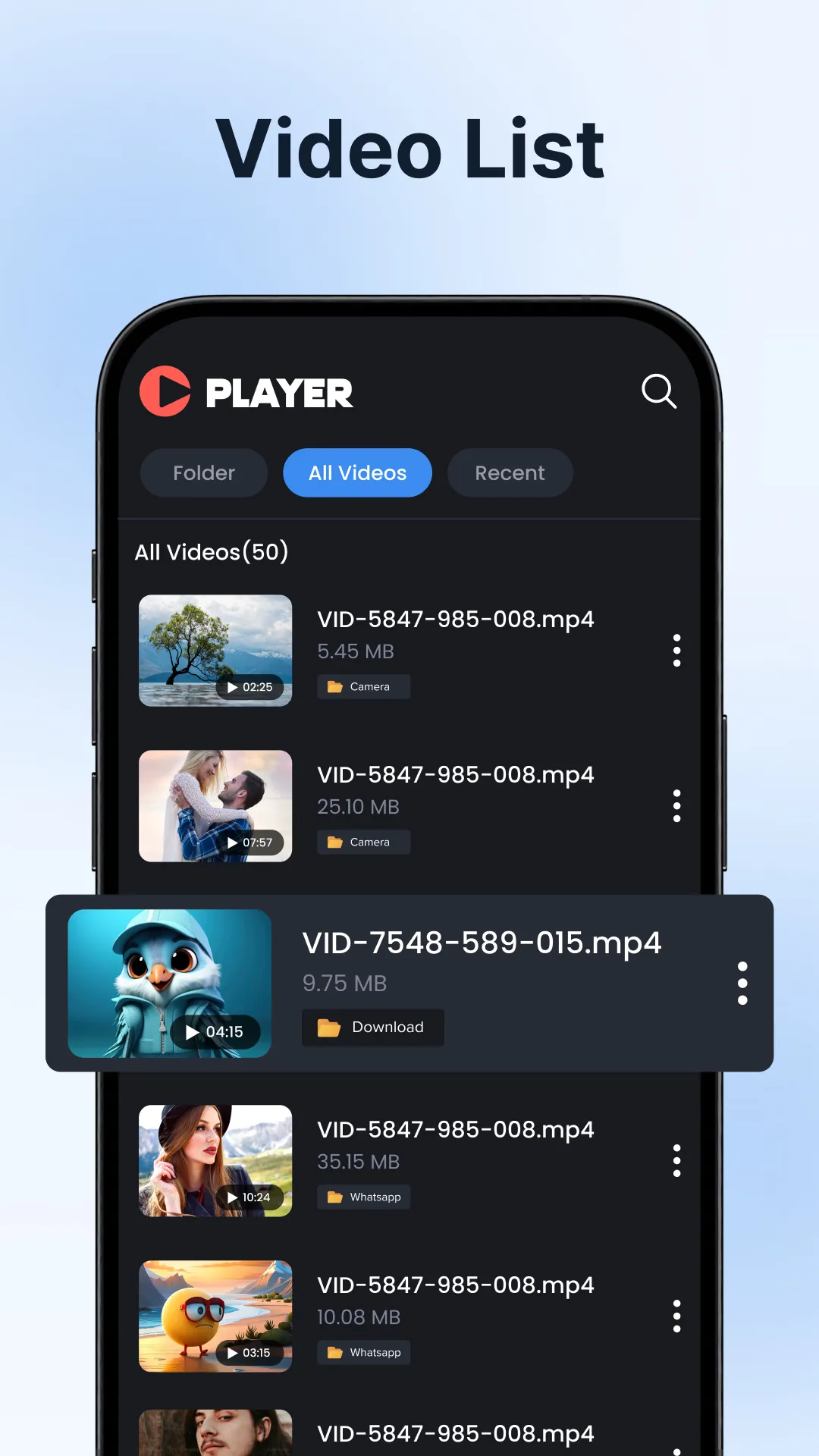 HD Video Player: All Format | Indus Appstore | Screenshot
