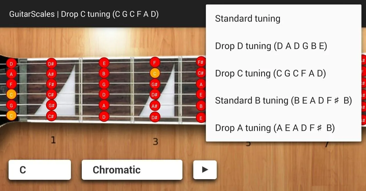 GuitarScales | Indus Appstore | Screenshot