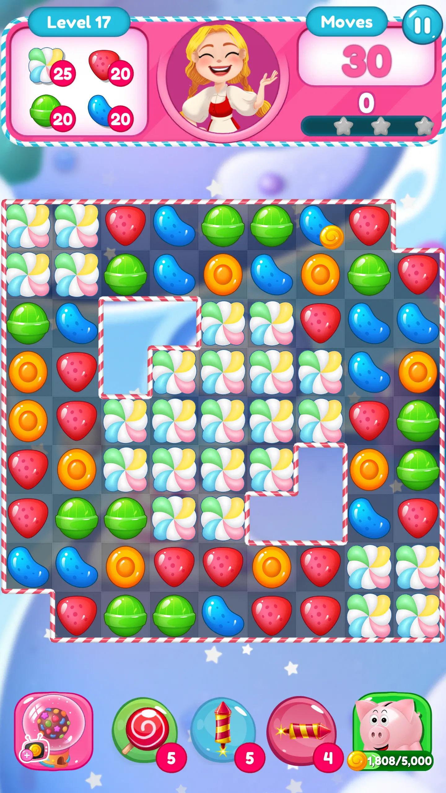 Sweet Candy Bomb: Match 3 Game | Indus Appstore | Screenshot