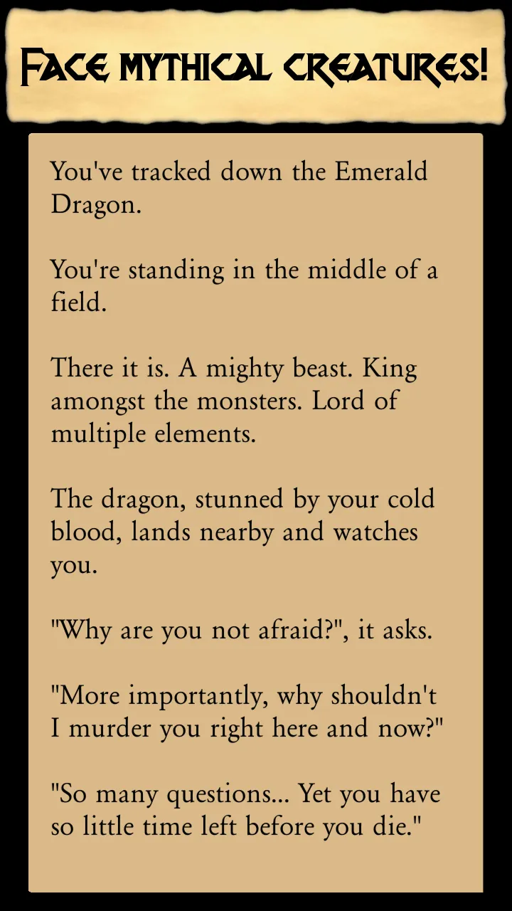 Mighty Mage Text Adventure RPG | Indus Appstore | Screenshot