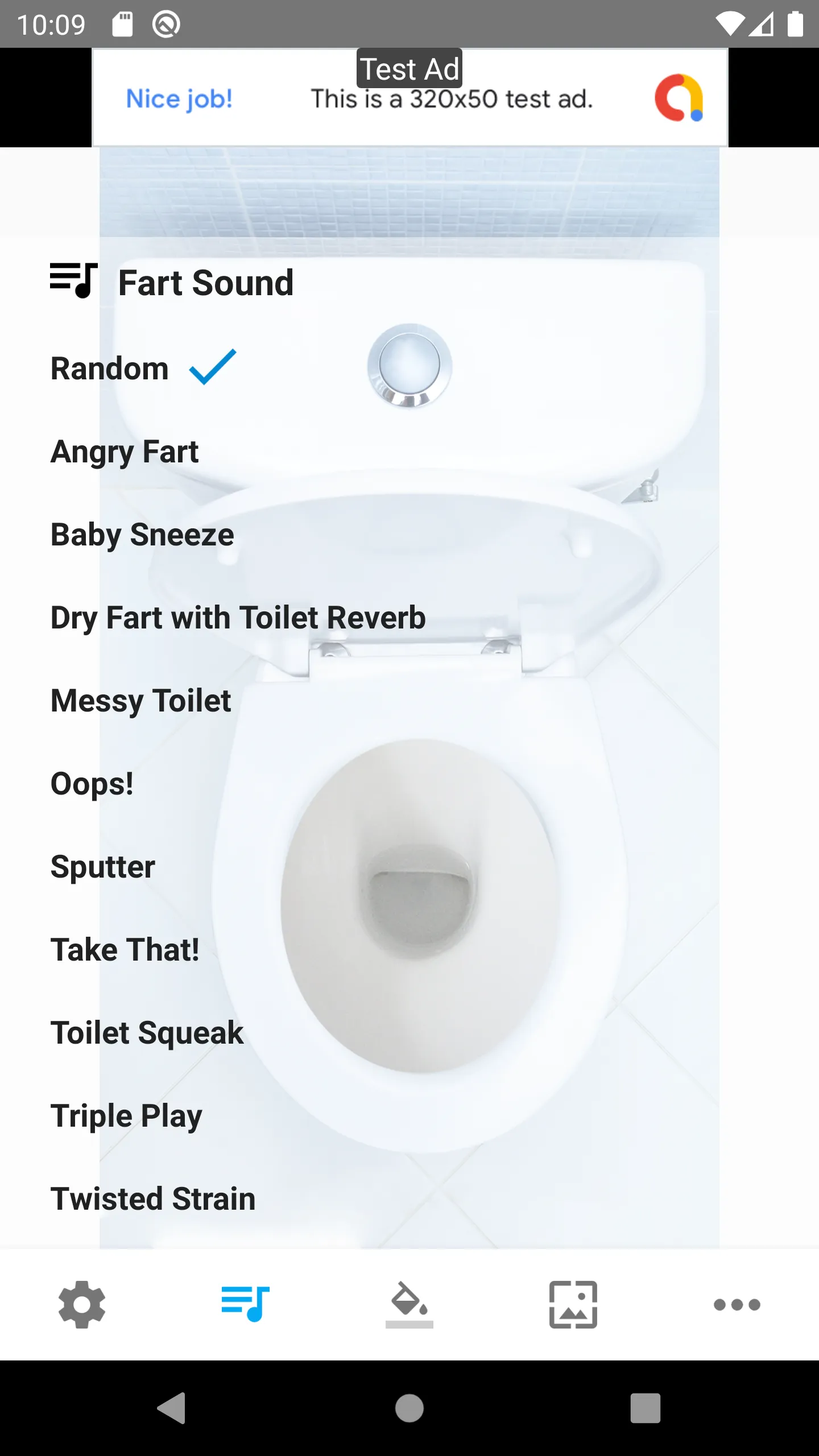 Toilet Flushing & Fart Sounds | Indus Appstore | Screenshot