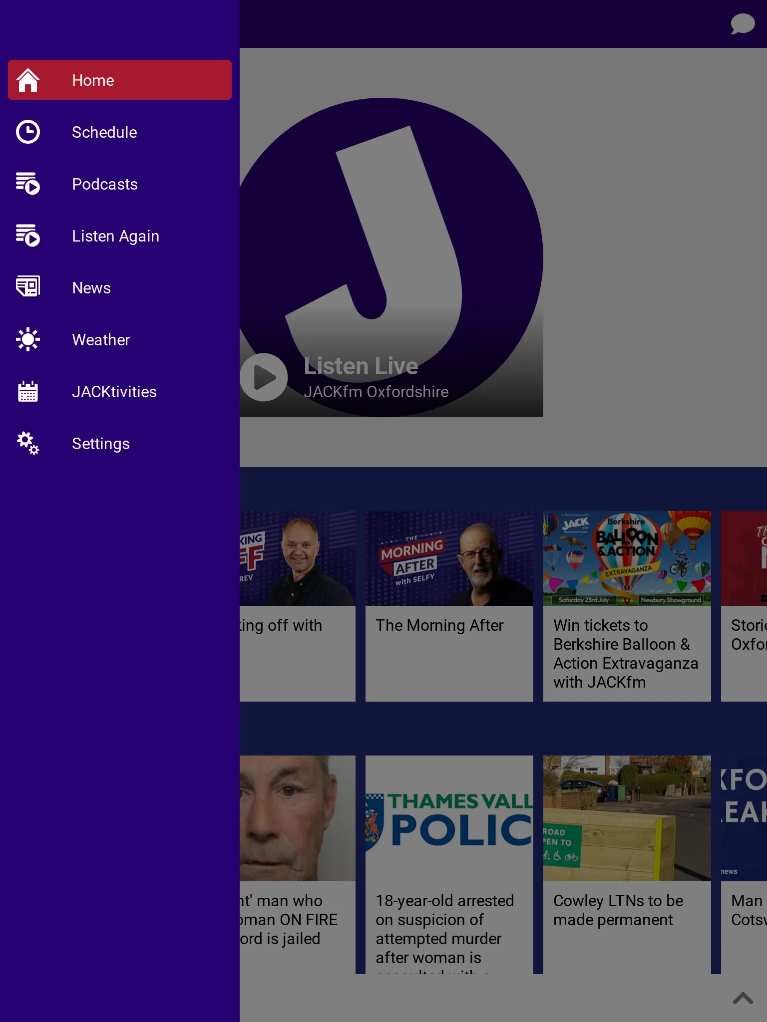 JACKfm Oxfordshire | Indus Appstore | Screenshot