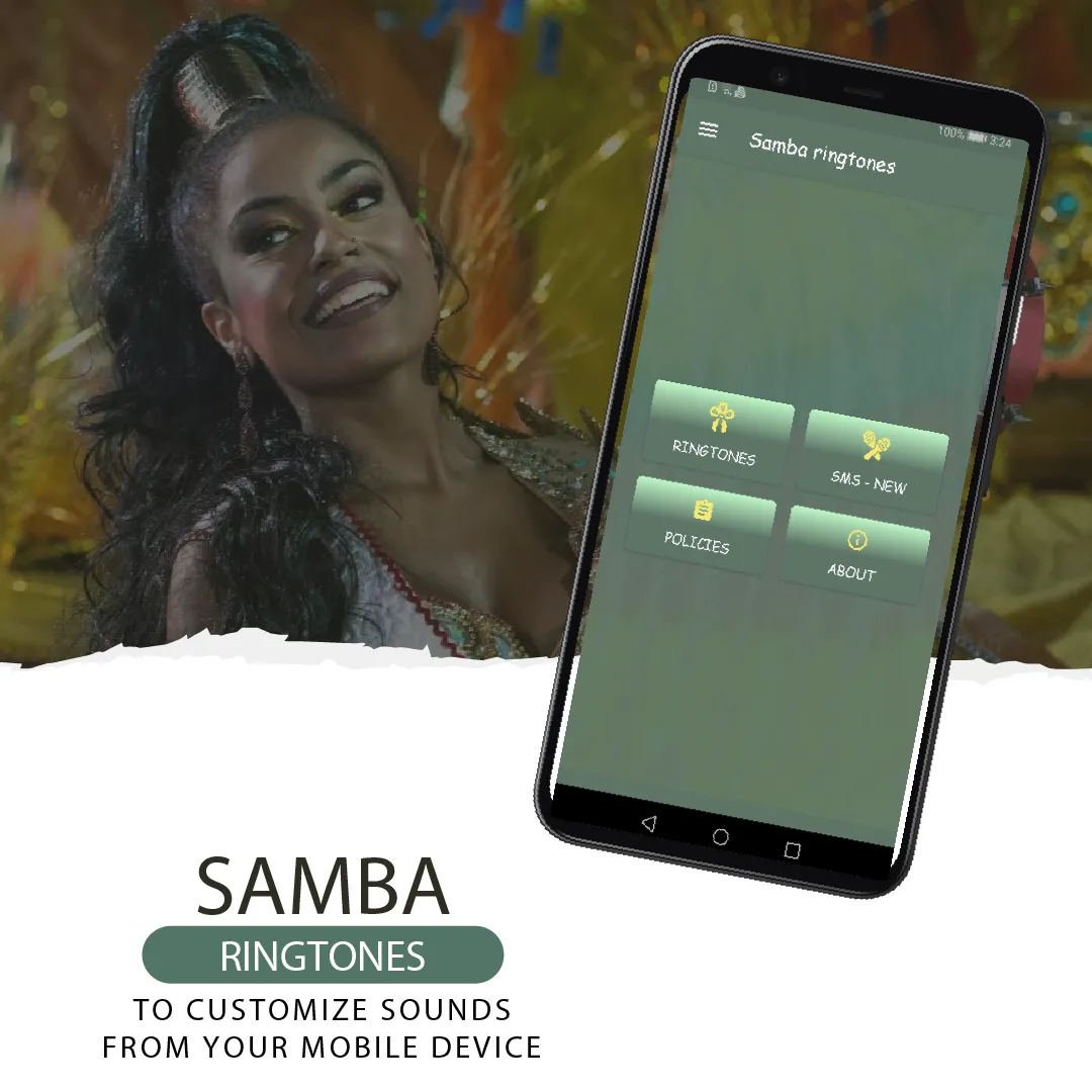 Samba ringtones, samba sounds | Indus Appstore | Screenshot