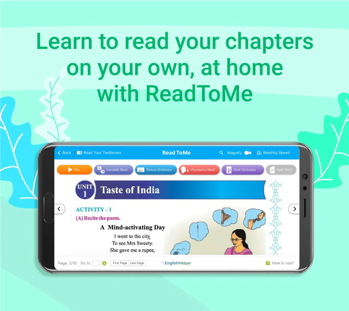 ReadToMe Student Edition | Indus Appstore | Screenshot