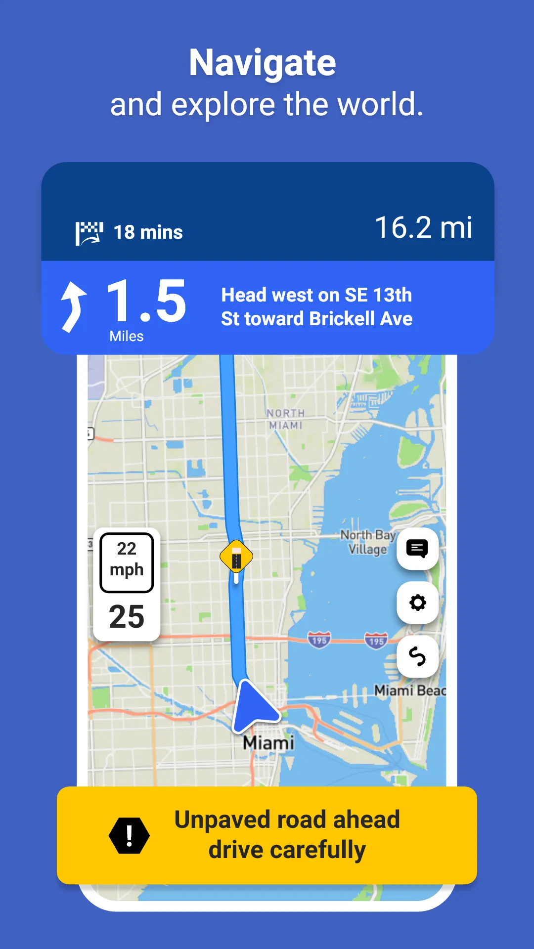 GPS Maps, Navigation & Traffic | Indus Appstore | Screenshot