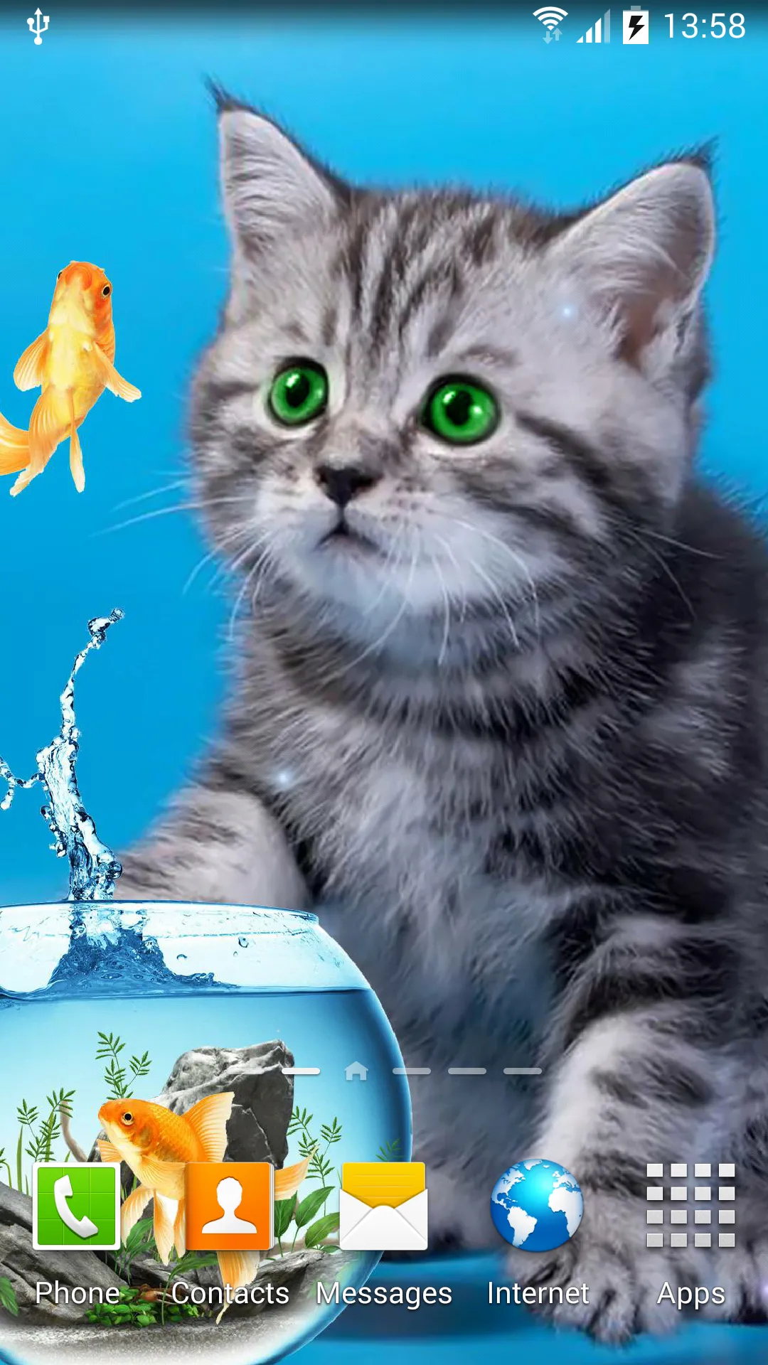 Cat Live Wallpaper | Indus Appstore | Screenshot