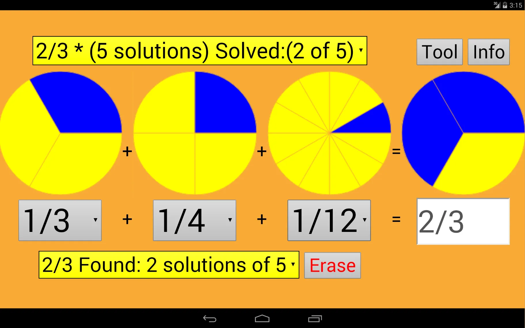 Old Egyptian Fractions | Indus Appstore | Screenshot