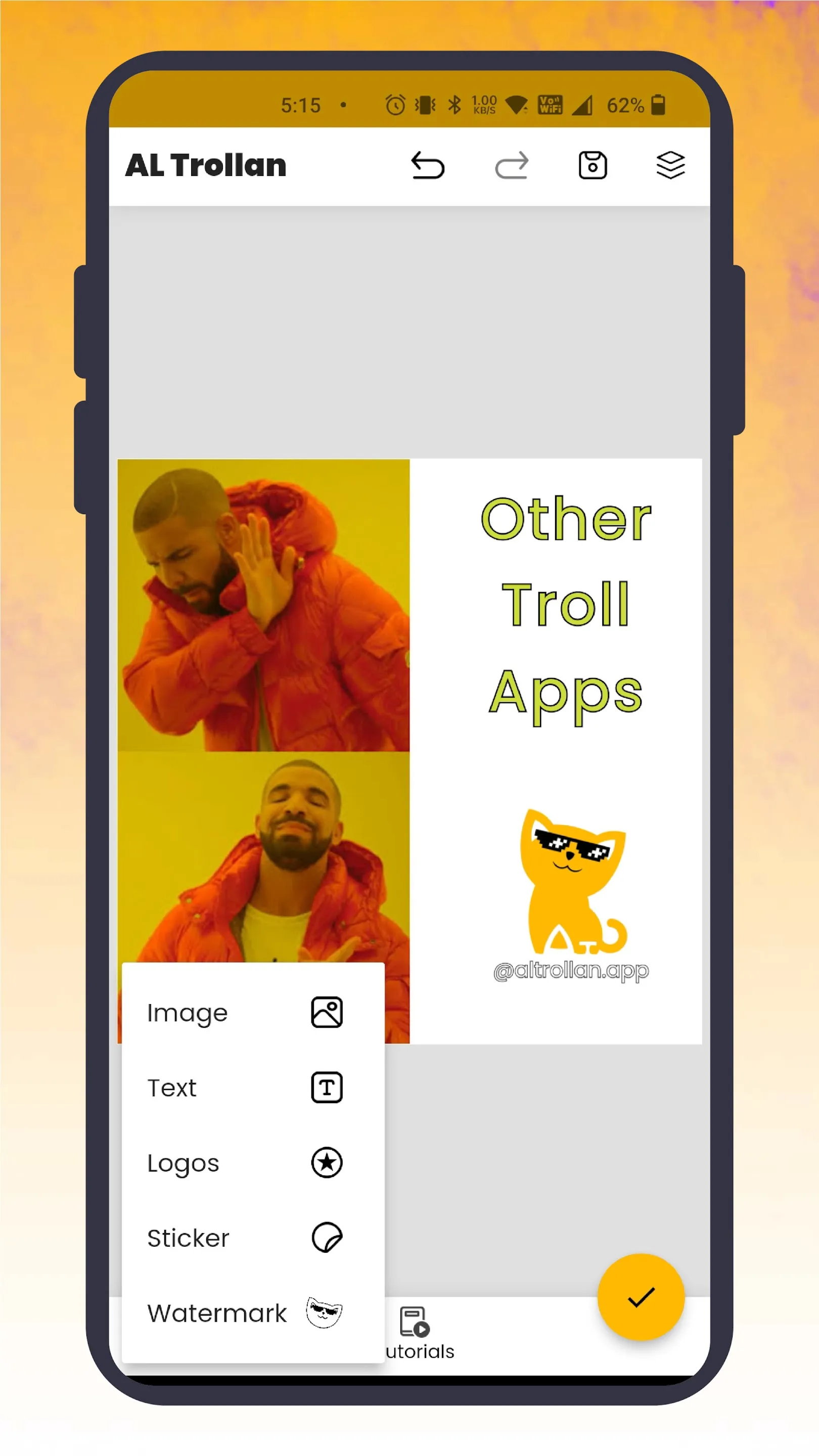 AL Trollan - Troll Meme Editor | Indus Appstore | Screenshot