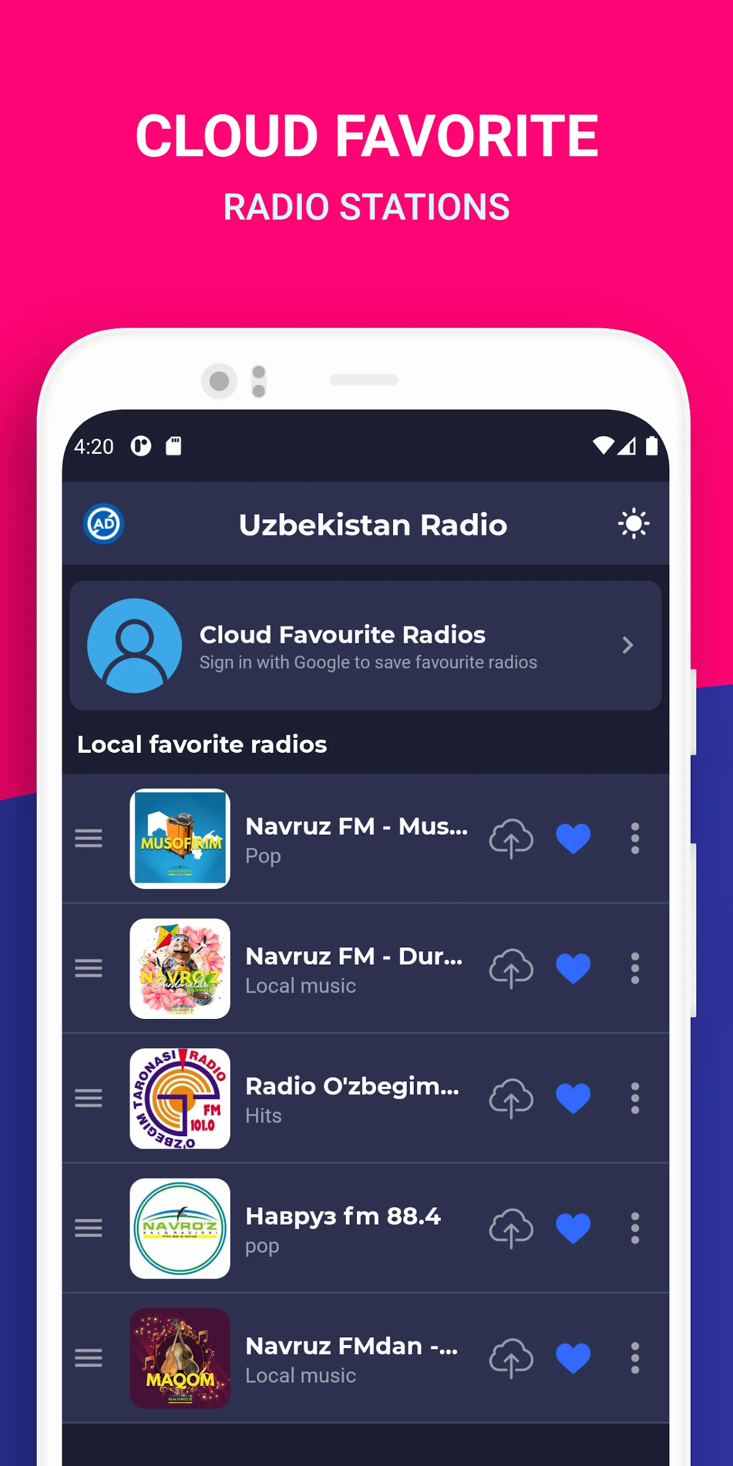 Uzbek Radio: O'zbekiston FM | Indus Appstore | Screenshot