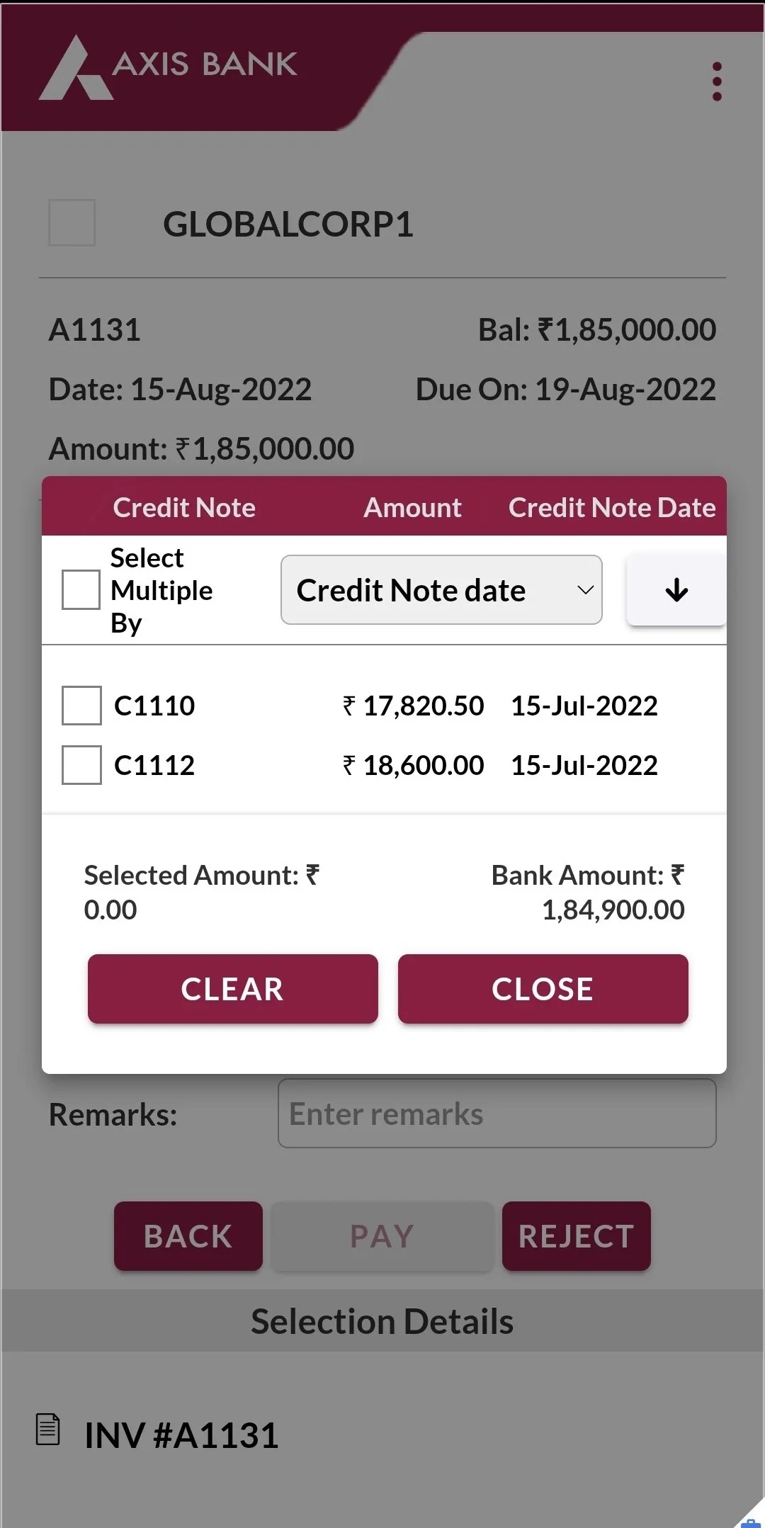 Axis Receivables Suite | Indus Appstore | Screenshot