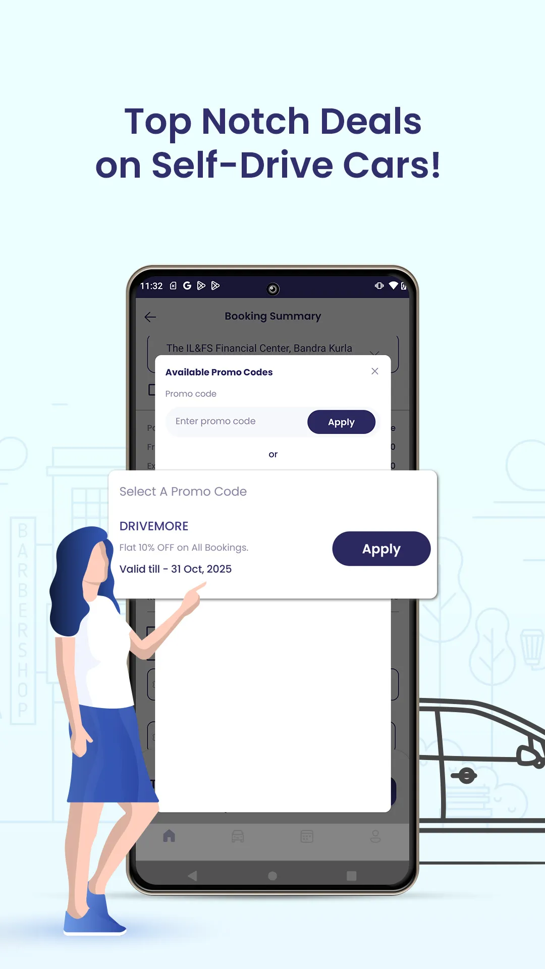MyChoize Self Drive Car Rental | Indus Appstore | Screenshot