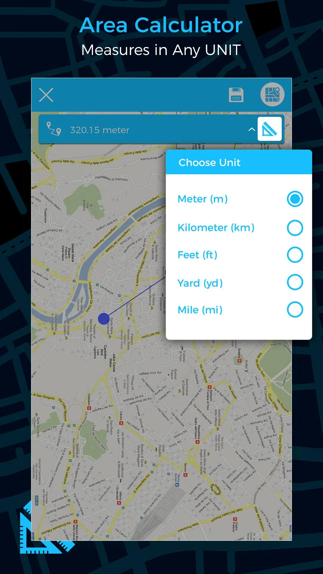 Gps Area Calculator | Indus Appstore | Screenshot