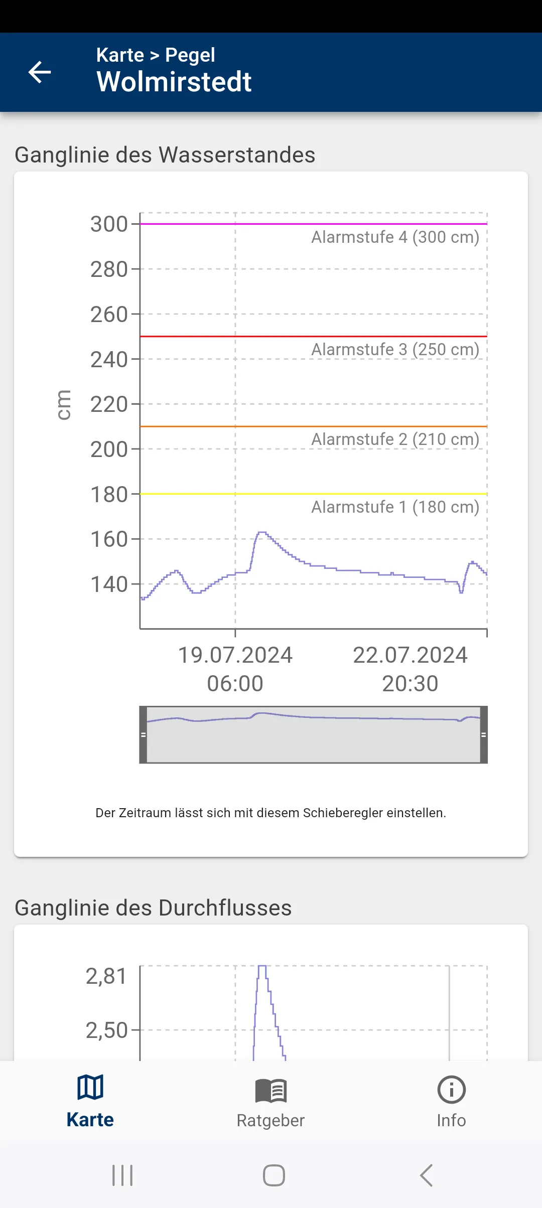 HochwassergefahrST | Indus Appstore | Screenshot