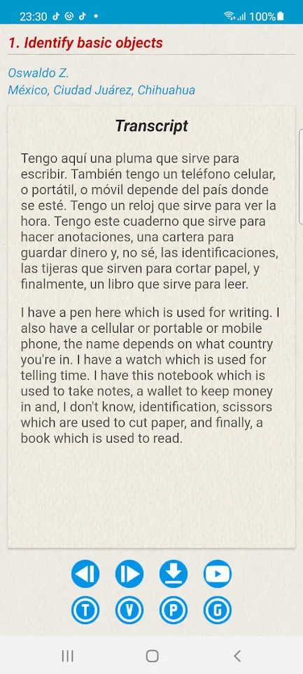 Spanish Proficiency Exercises | Indus Appstore | Screenshot