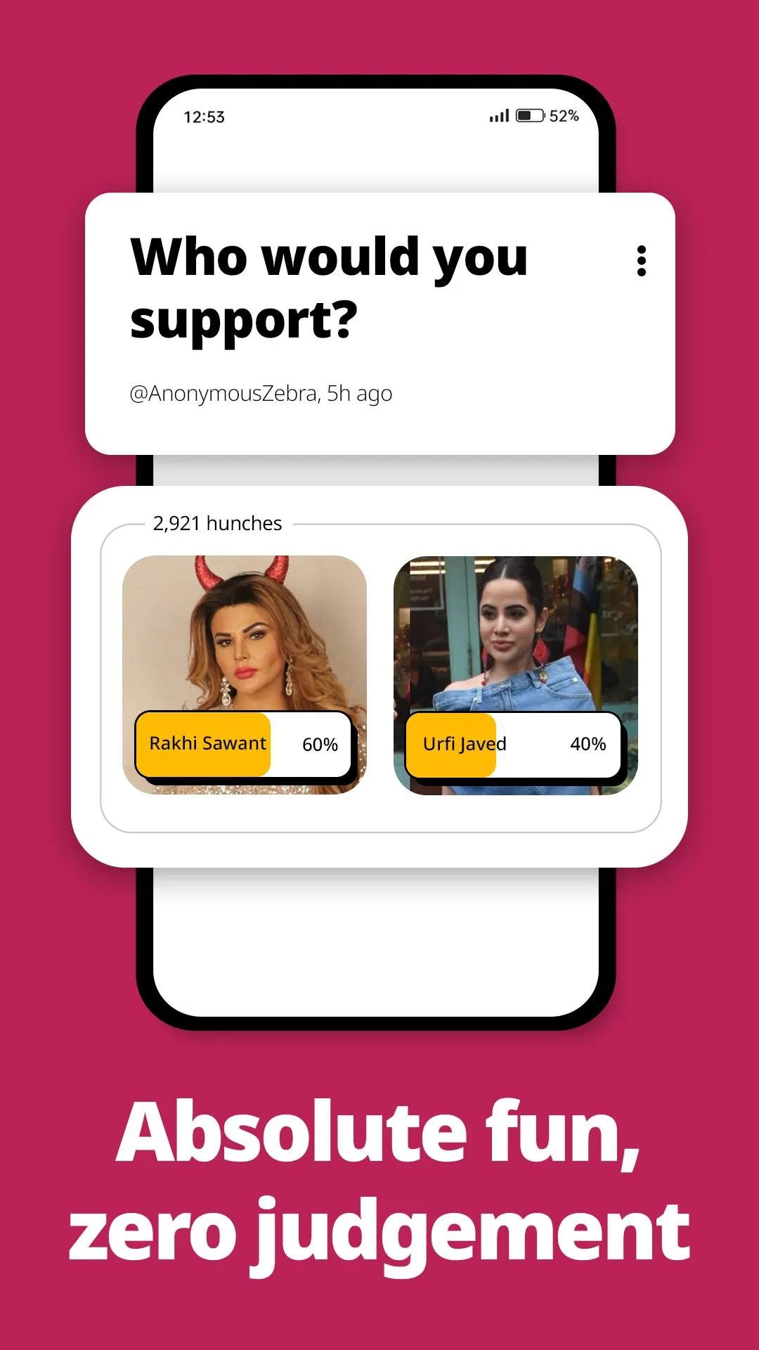 Hunch-Find friends who get you | Indus Appstore | Screenshot