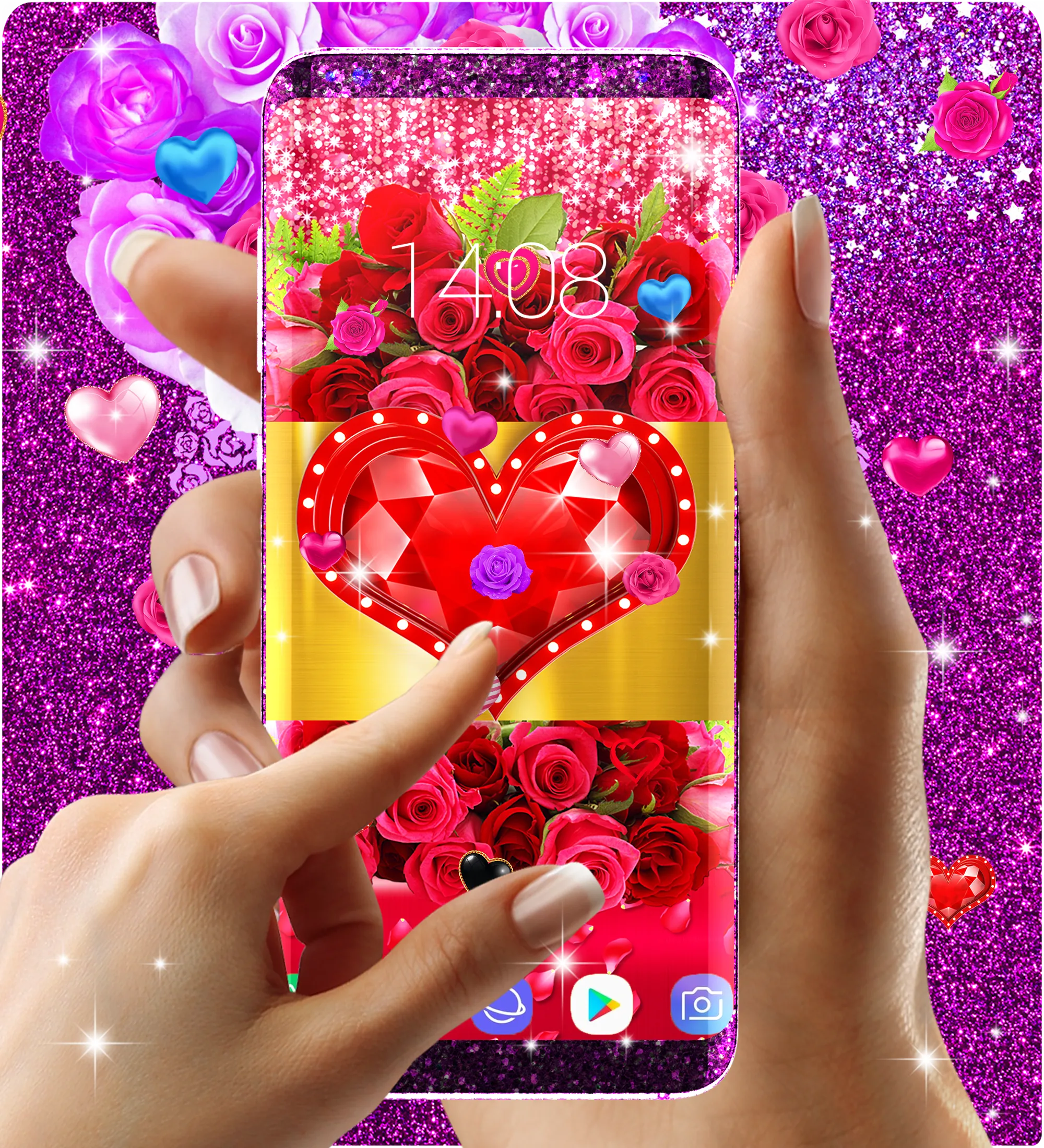 Wallpaper hd rose love | Indus Appstore | Screenshot