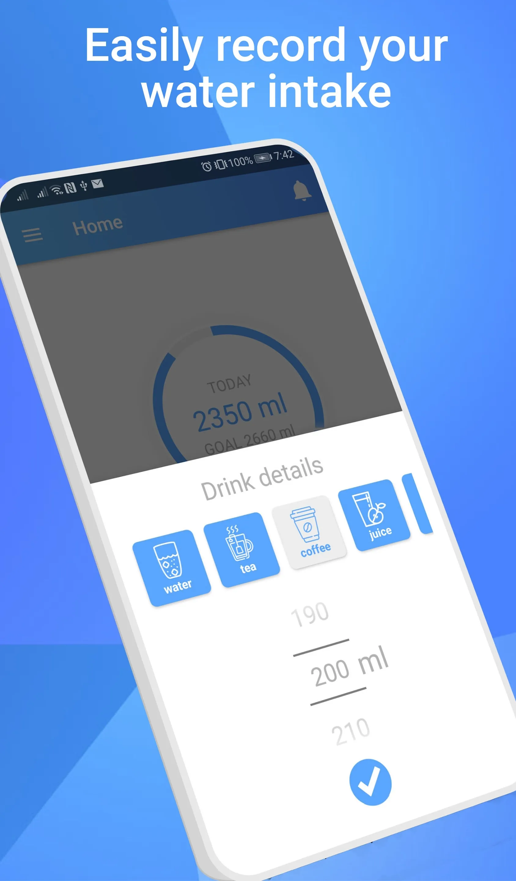 Water Tracker - Water Reminder | Indus Appstore | Screenshot