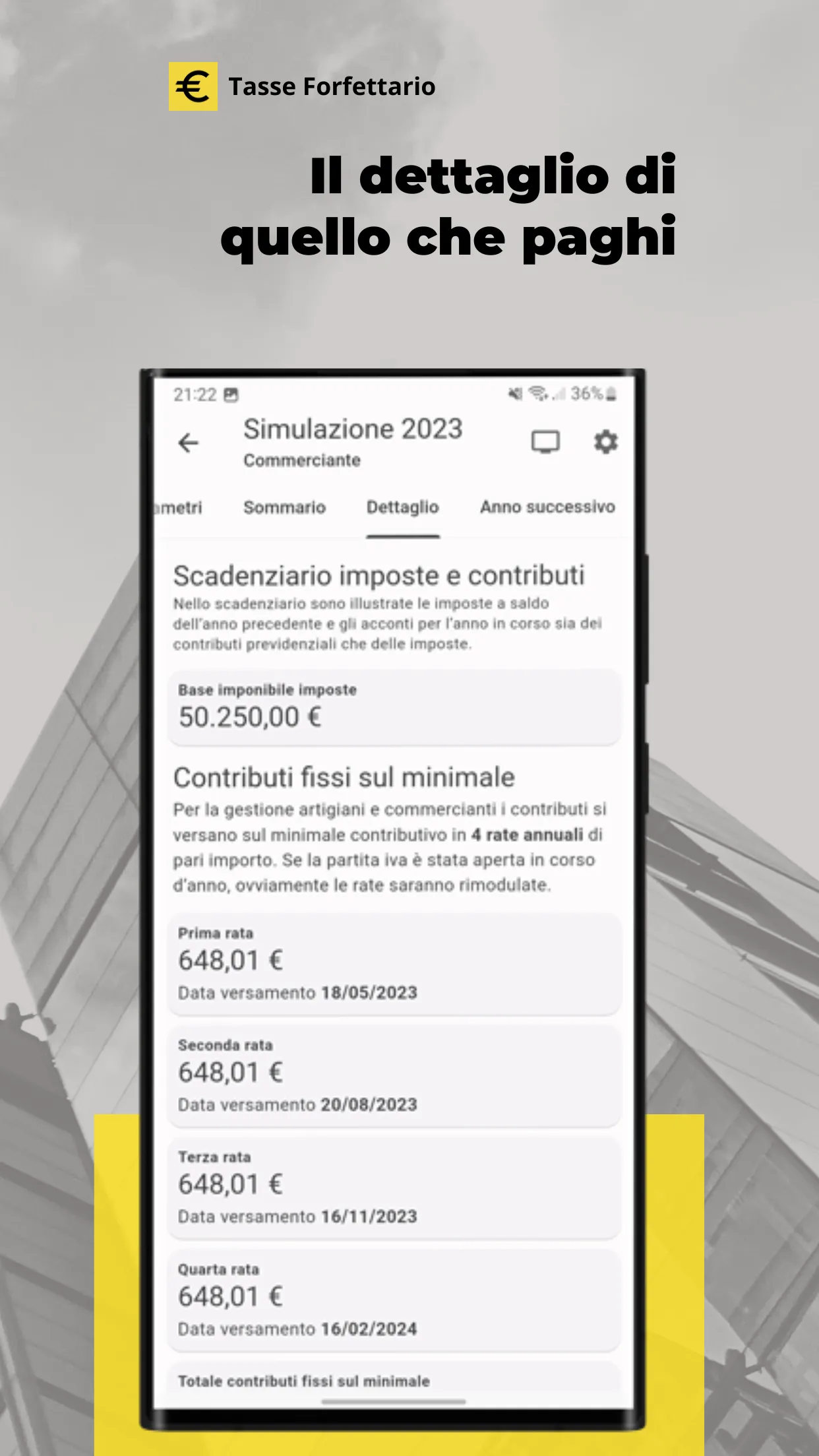 Tasse Forfettario | Indus Appstore | Screenshot