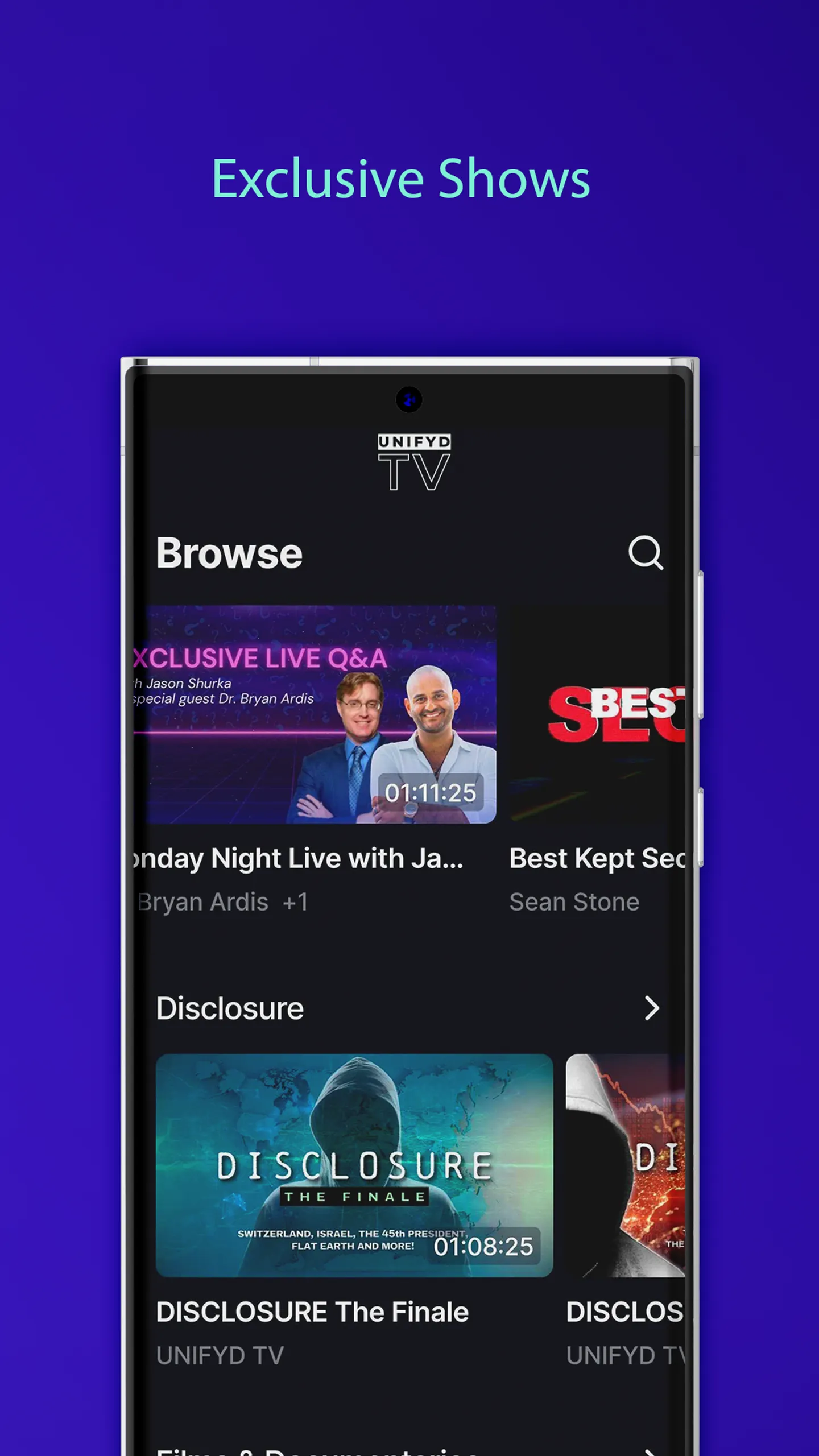 UNIFYD TV | Indus Appstore | Screenshot