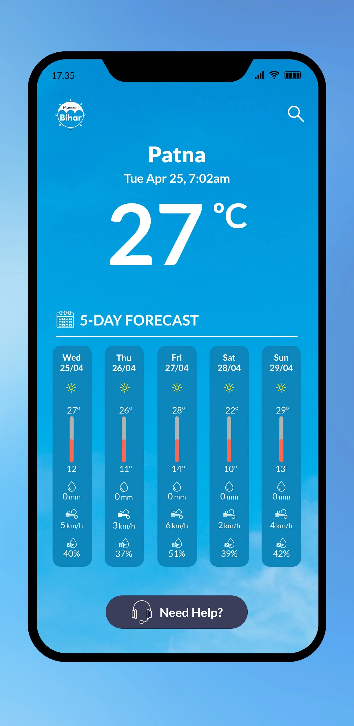 Mausam Bihar | Indus Appstore | Screenshot