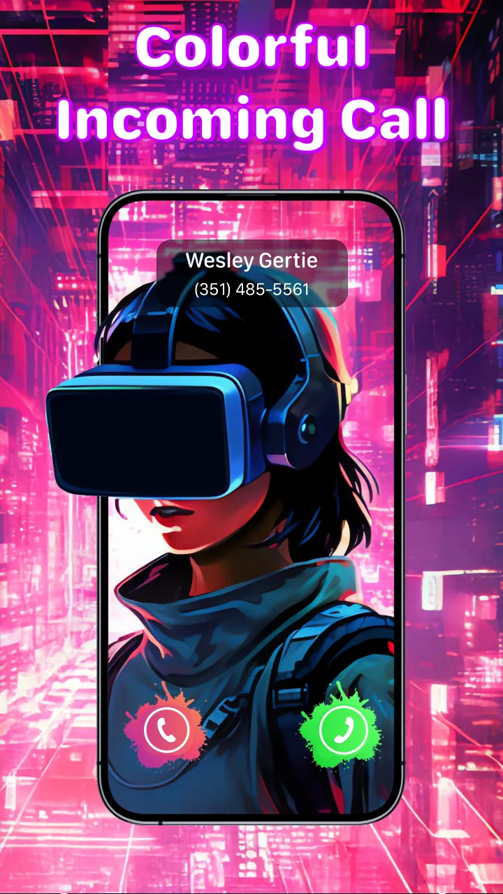 Call Screen Theme: Color Phone | Indus Appstore | Screenshot