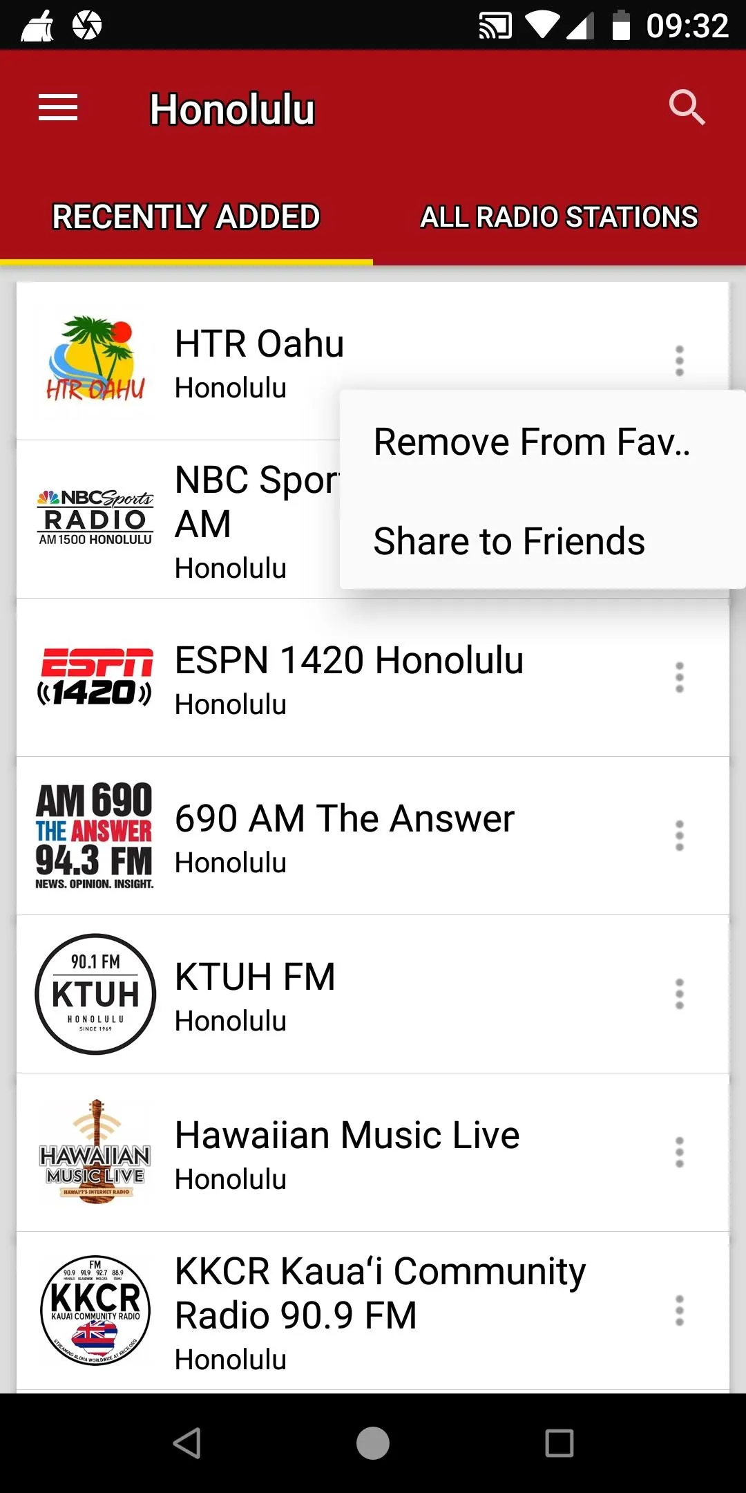 Honolulu Radio Stations | Indus Appstore | Screenshot