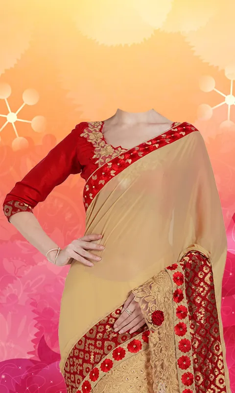 Women Saree Photo Suit | Indus Appstore | Screenshot