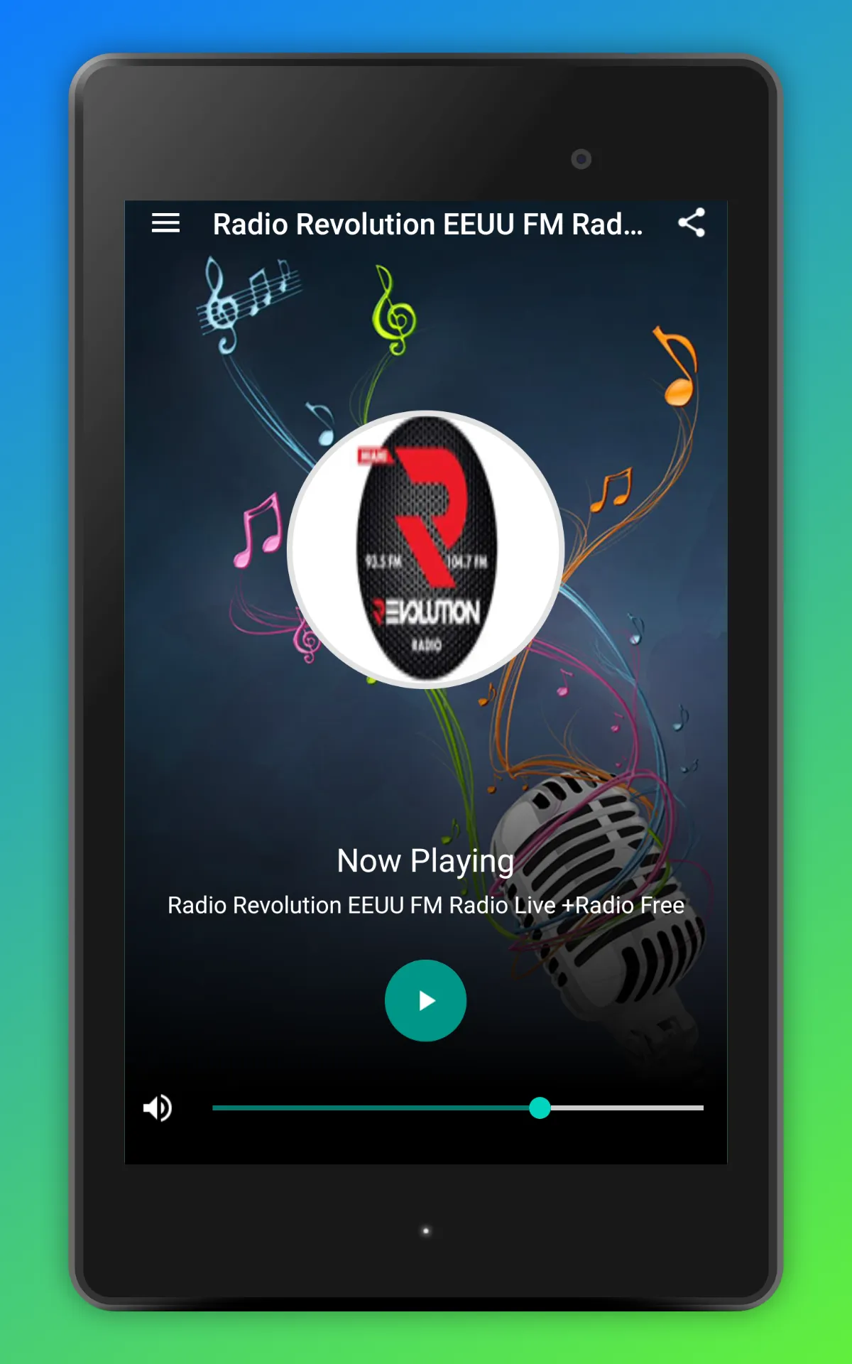 Revolution 93.5 Miami Radio FM | Indus Appstore | Screenshot