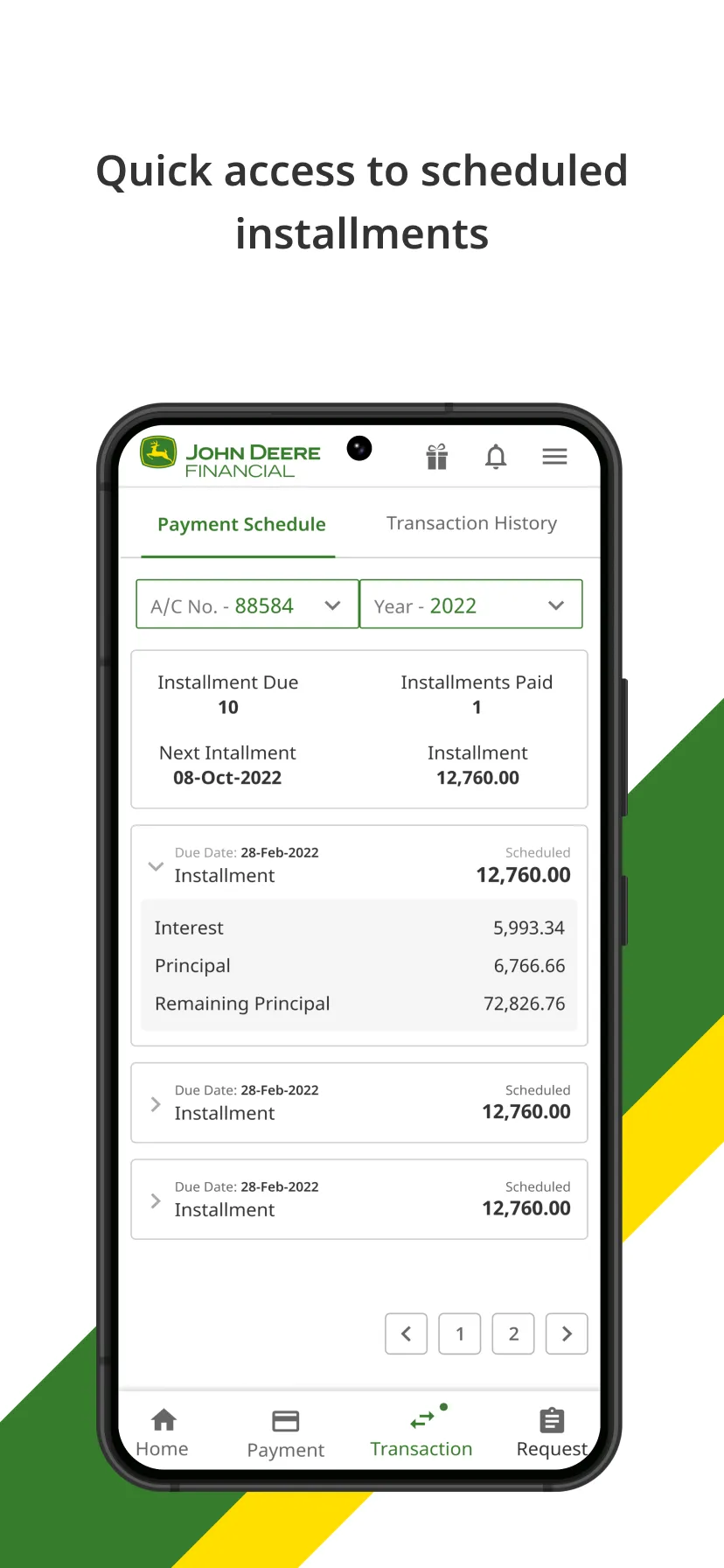 MyFinancial (John Deere) | Indus Appstore | Screenshot