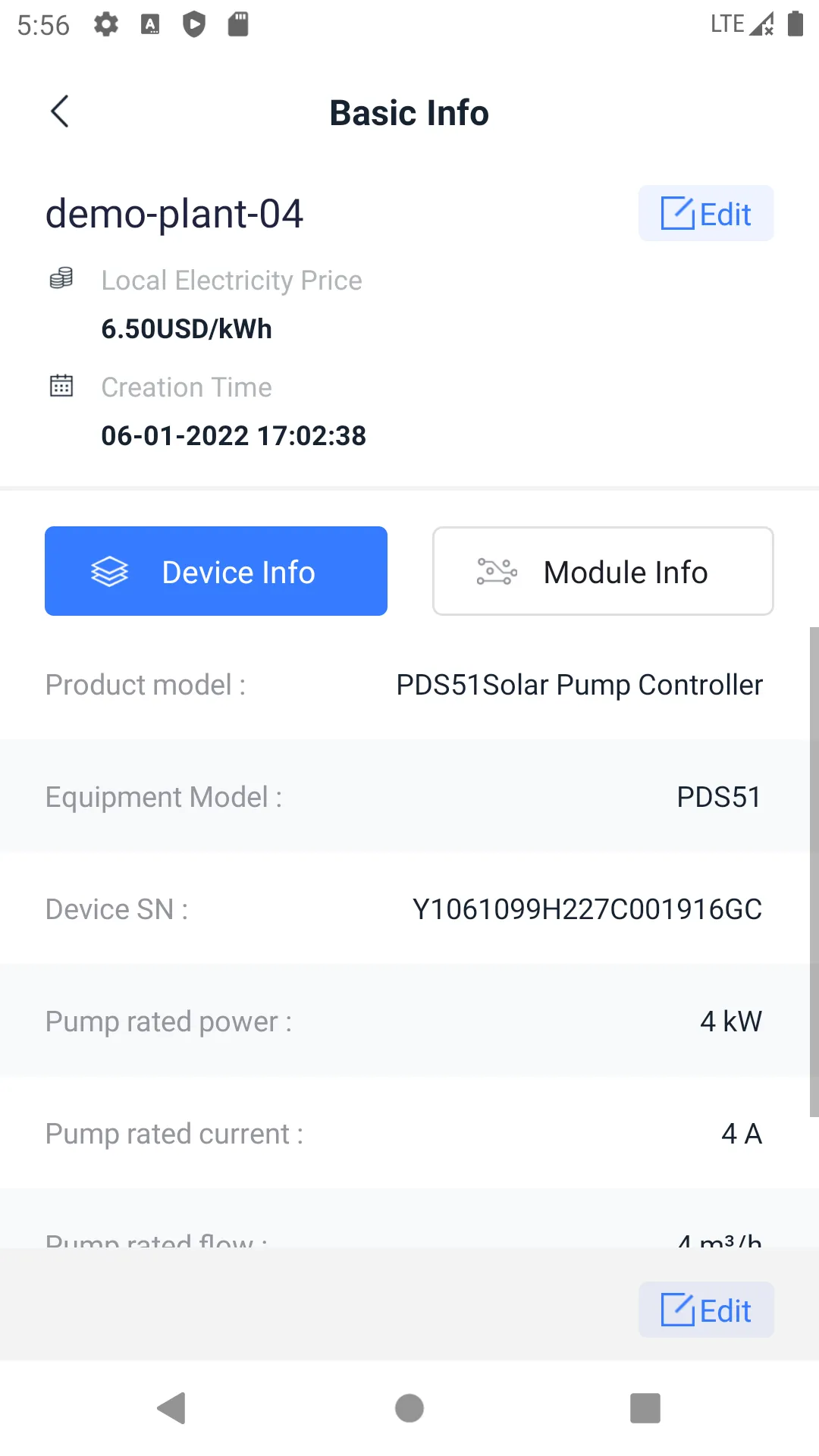 eSolar Pump | Indus Appstore | Screenshot