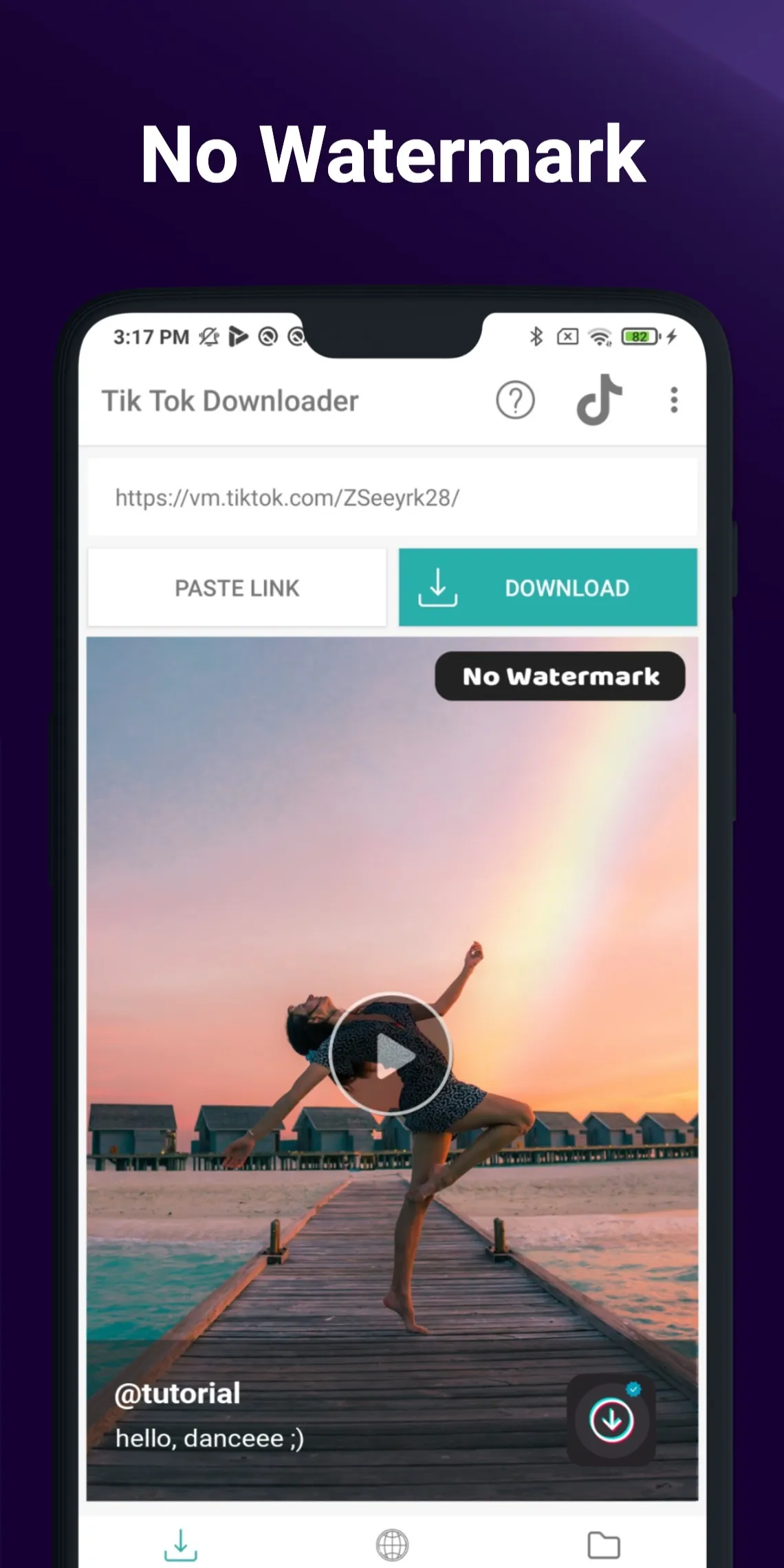 No Watermark Video Downloader | Indus Appstore | Screenshot