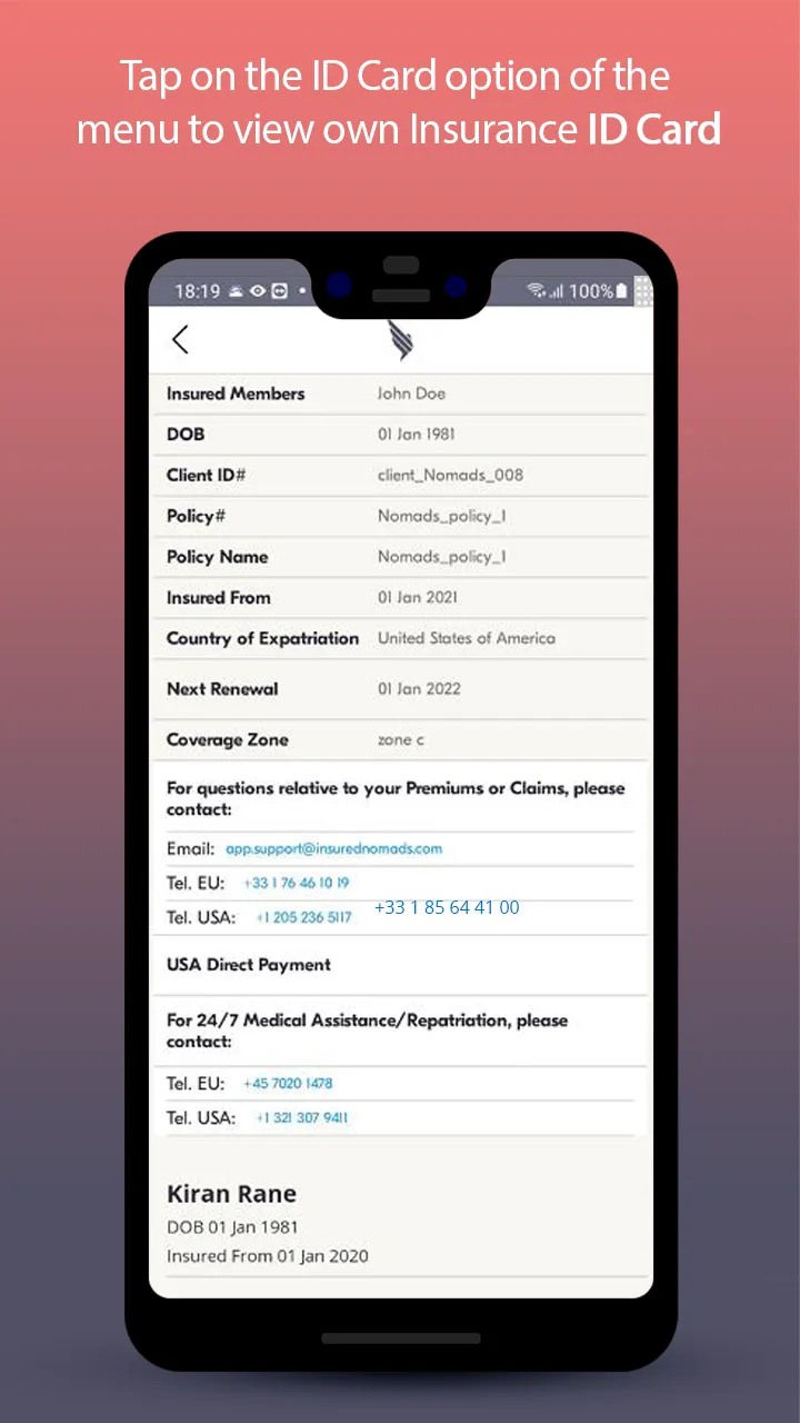 My Insured Nomads - Health | Indus Appstore | Screenshot