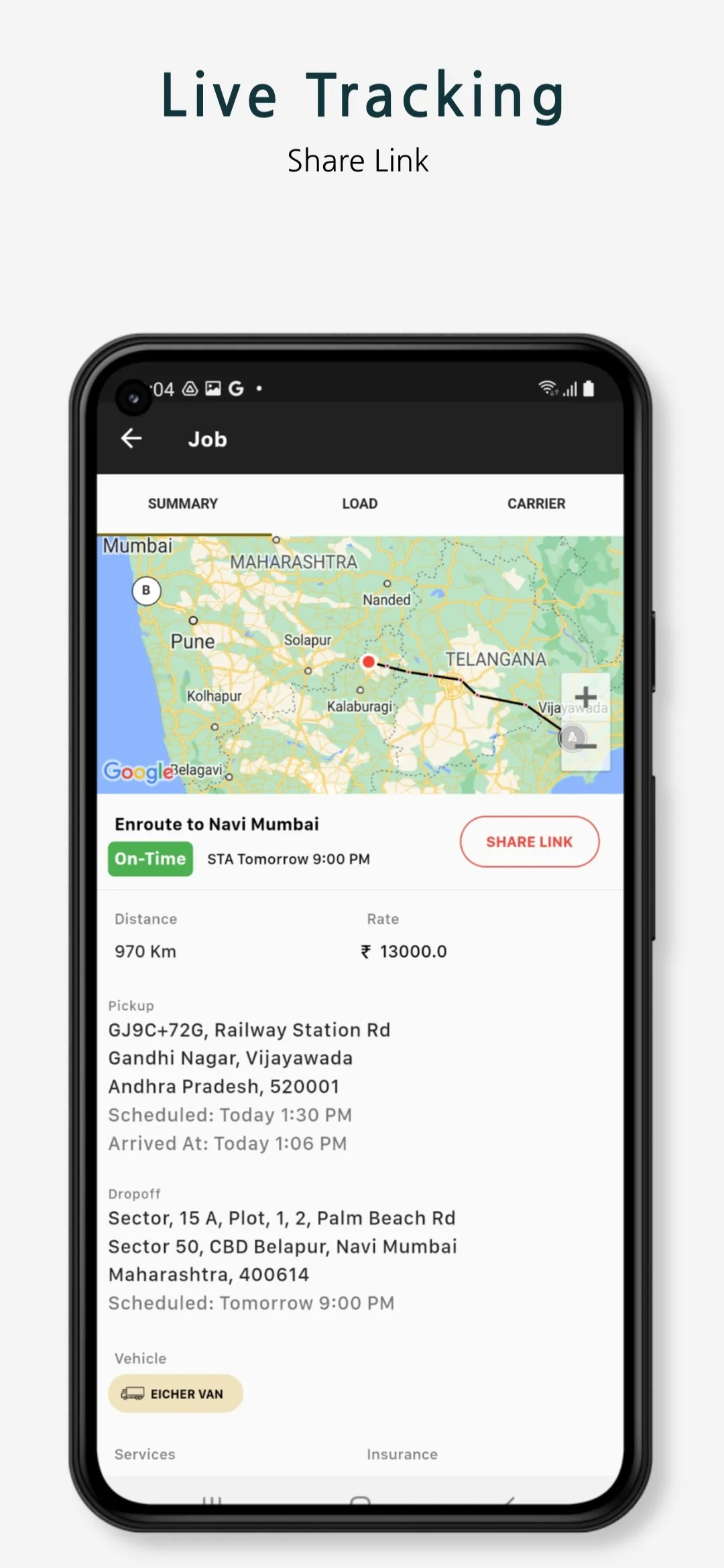 House Moving, Vehicle Shipping | Indus Appstore | Screenshot