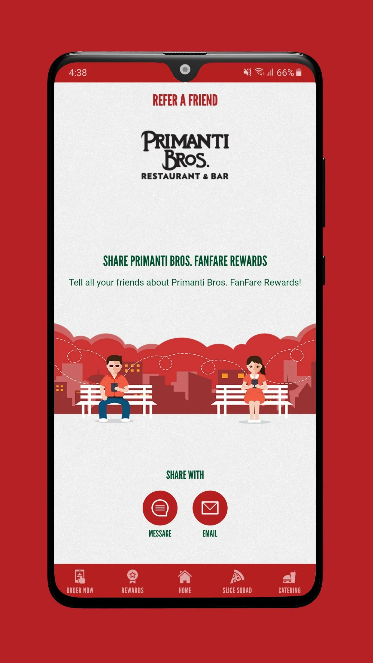 Primanti Bros. FanFare Rewards | Indus Appstore | Screenshot