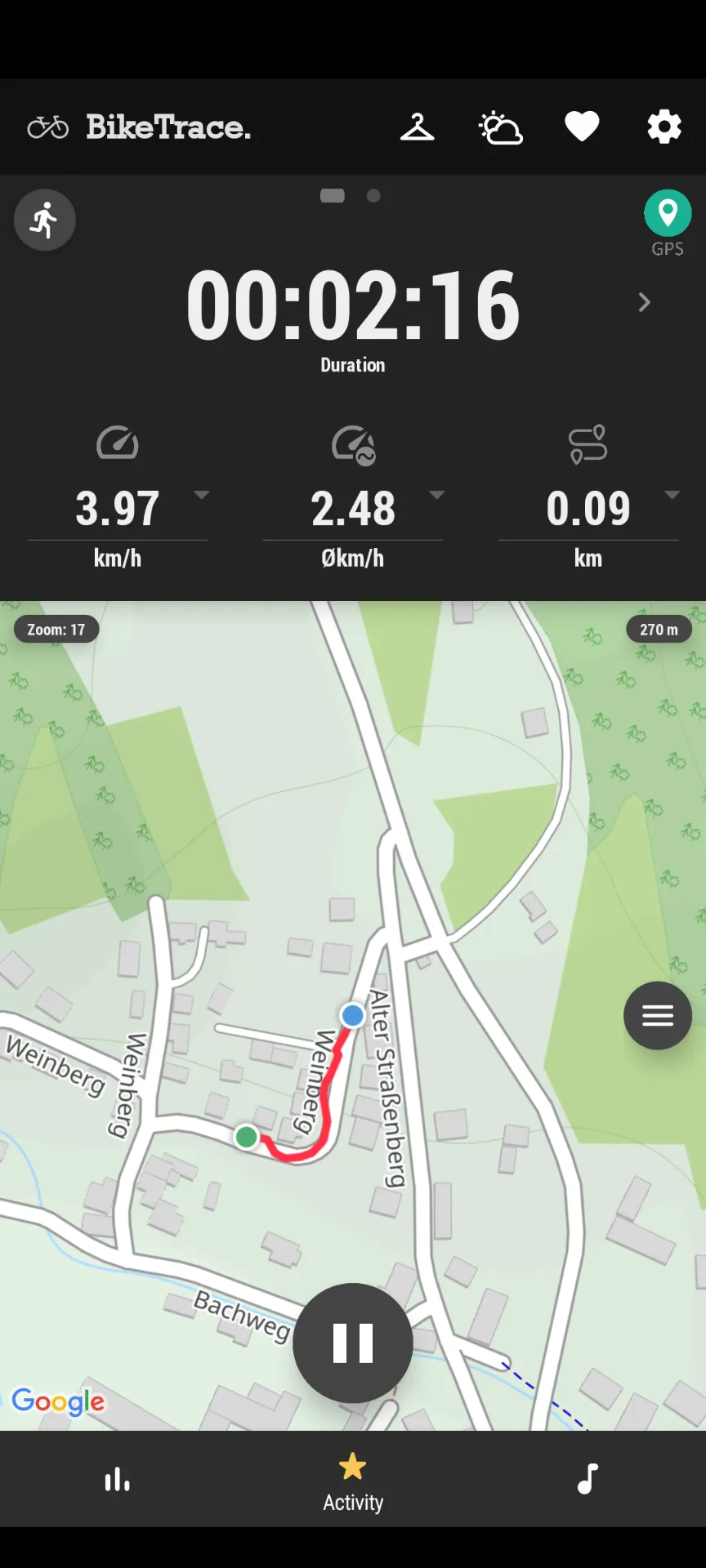BikeTrace - Cycling Computer | Indus Appstore | Screenshot