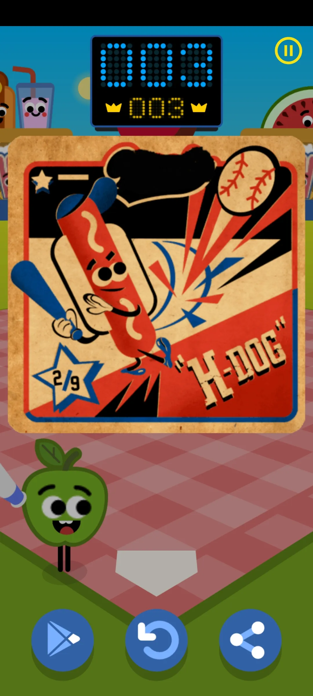 Doodle Slugger : Baseball Game | Indus Appstore | Screenshot