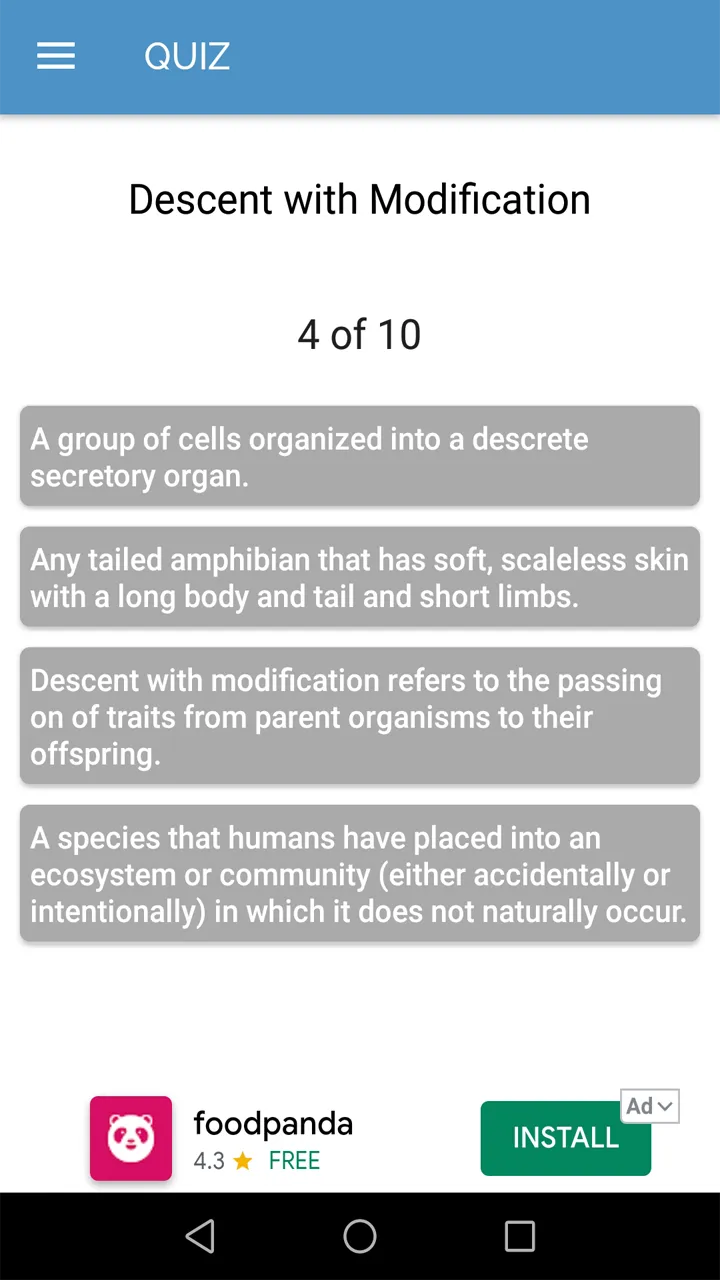 Zoology Dictionary Offline | Indus Appstore | Screenshot