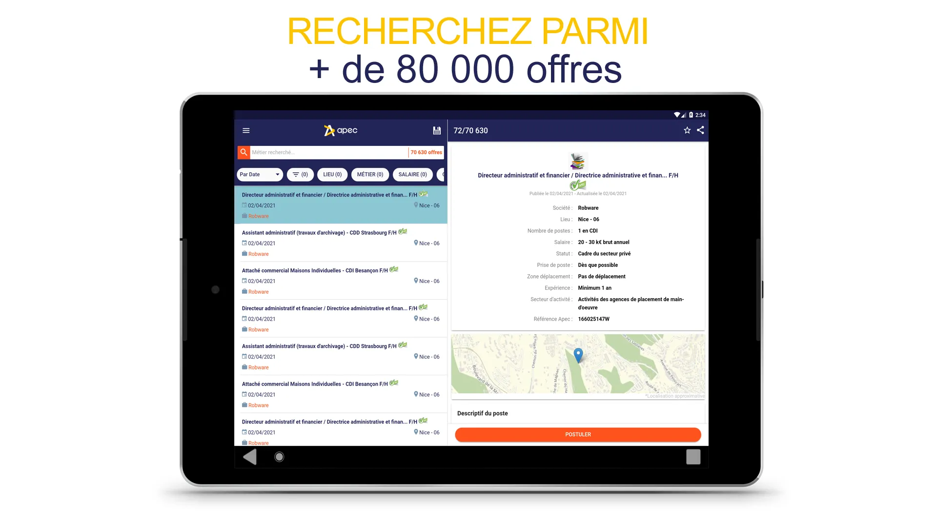 Apec : offres d’emploi cadre | Indus Appstore | Screenshot