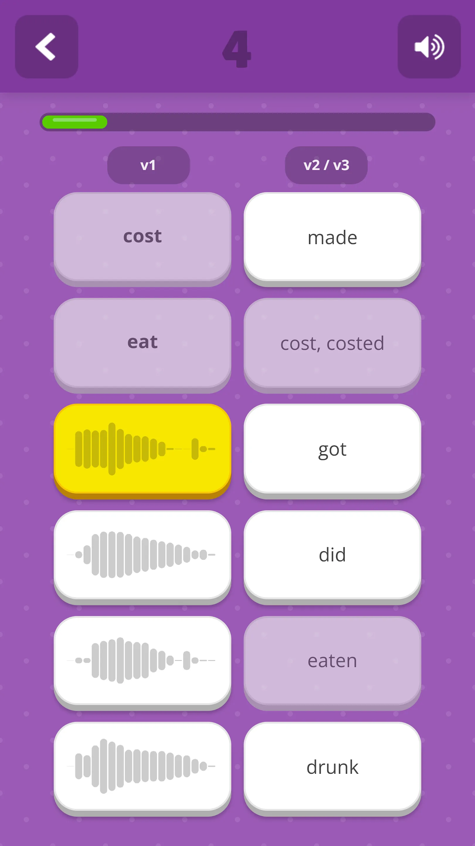 Irregular Verbs | Indus Appstore | Screenshot