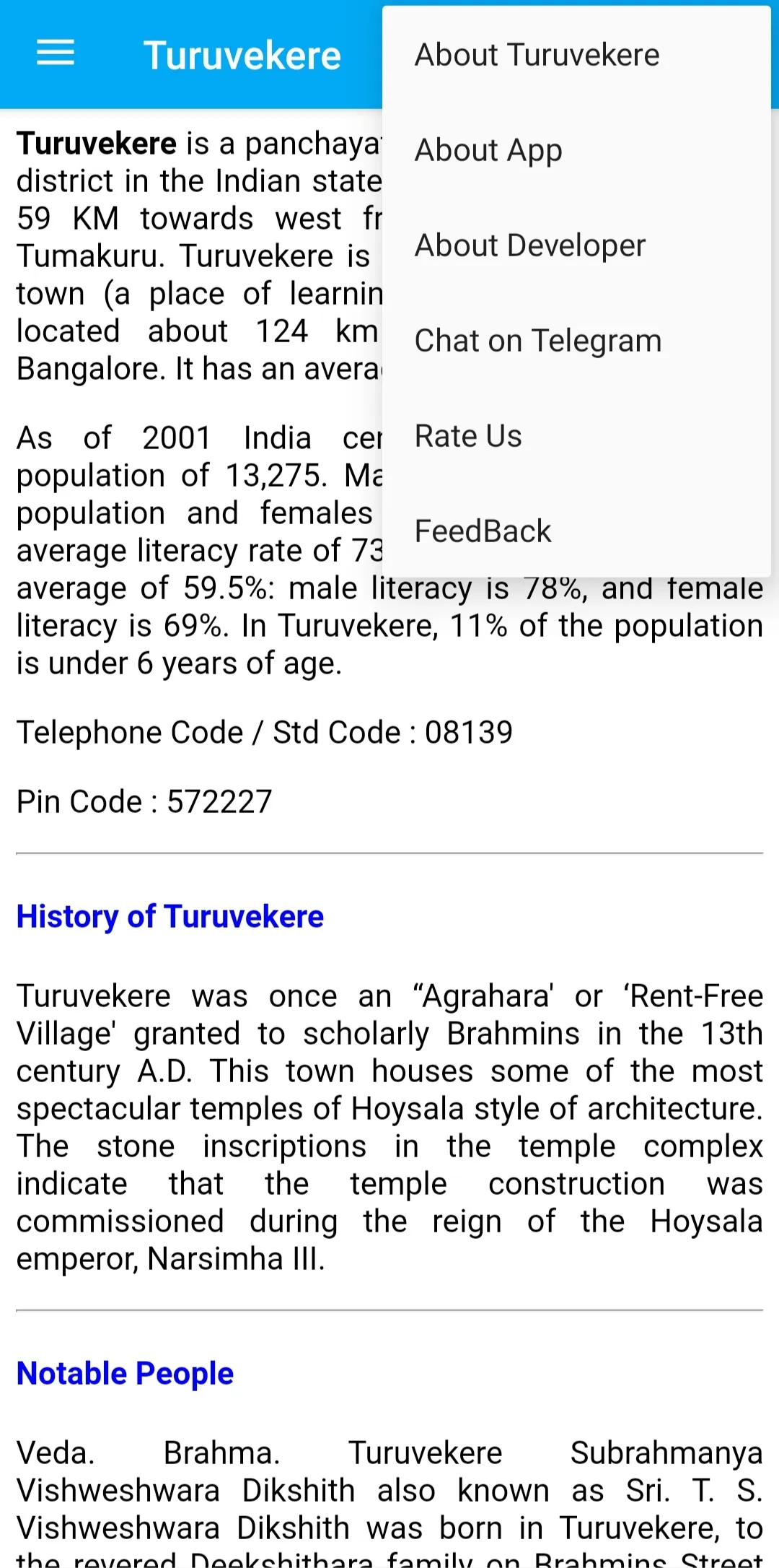 Turuvekere | Indus Appstore | Screenshot