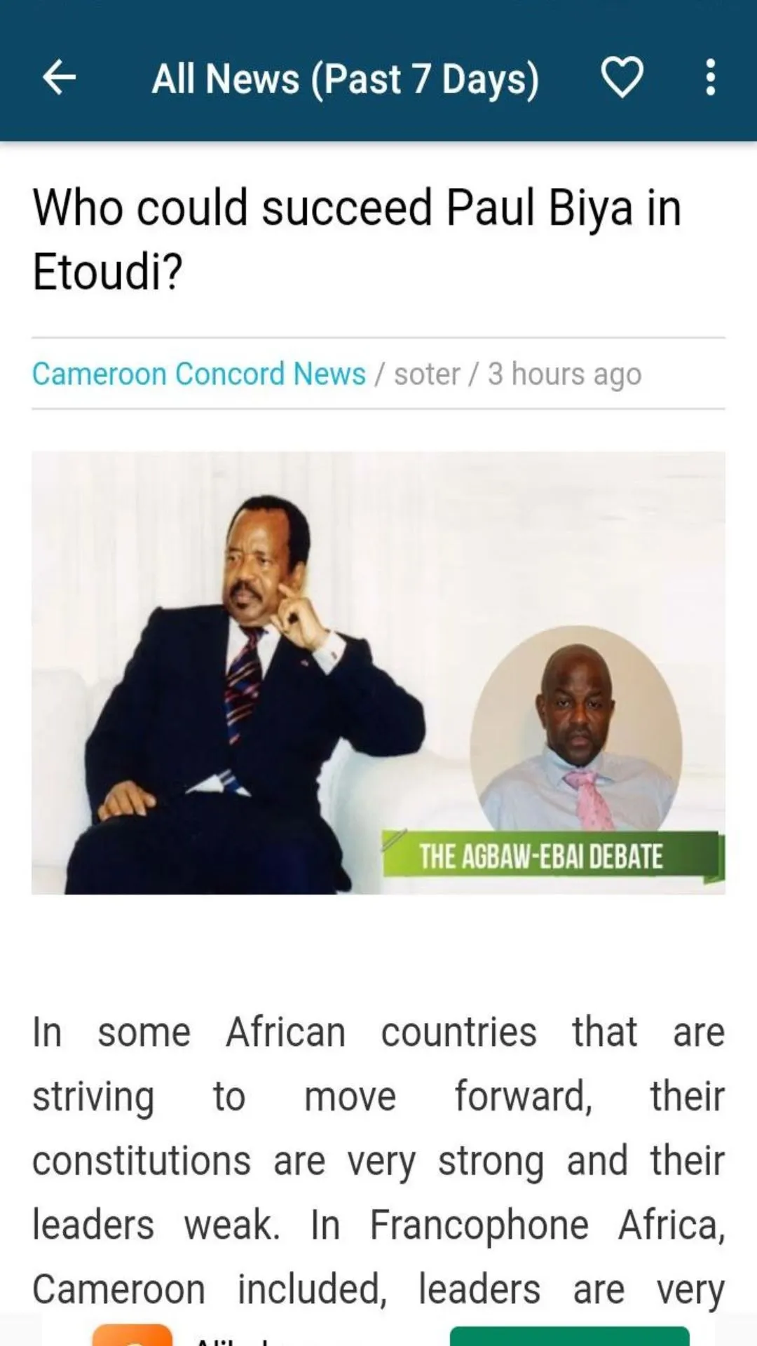 Ambazonia News | Indus Appstore | Screenshot