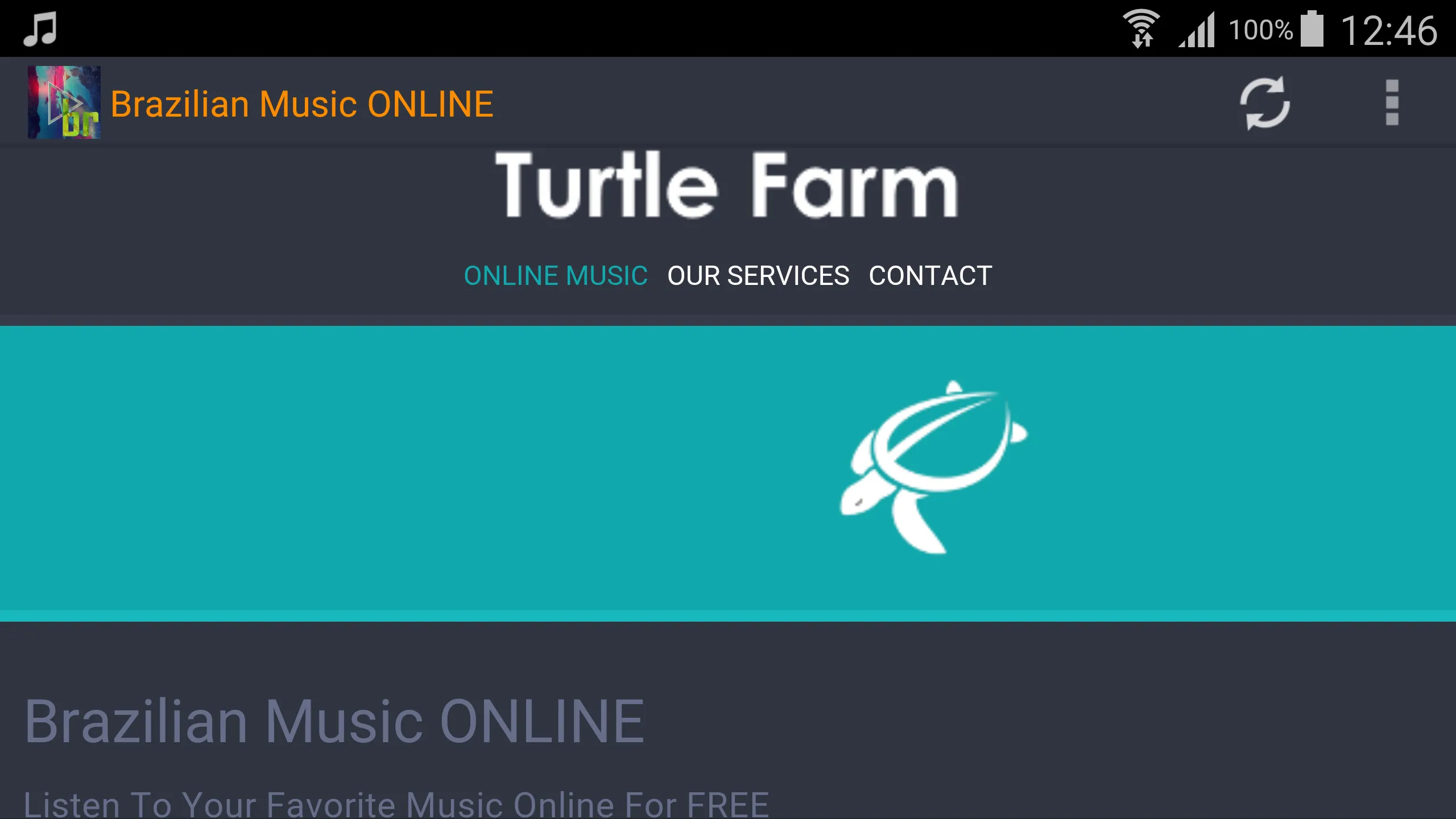 Brazilian Music ONLINE | Indus Appstore | Screenshot