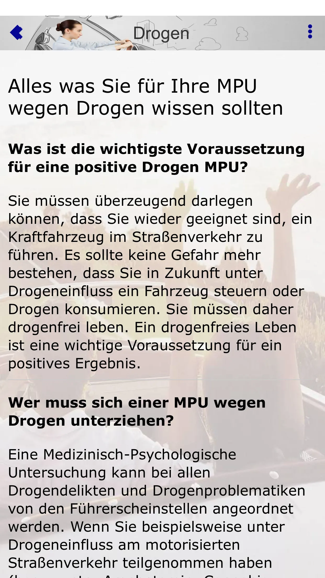 MPU-Vorbereitung - App your MP | Indus Appstore | Screenshot