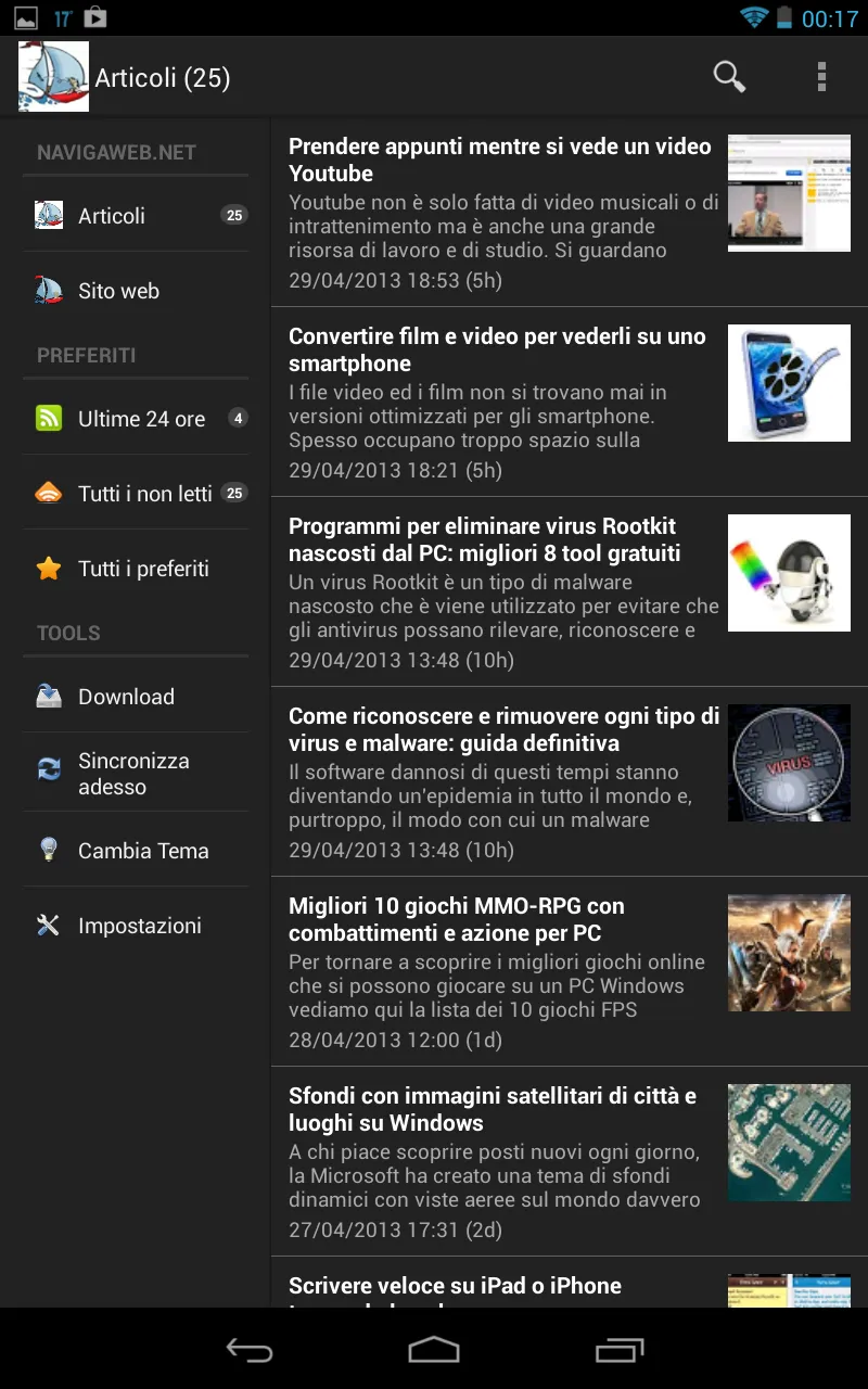 NavigaWeb Tech News | Indus Appstore | Screenshot