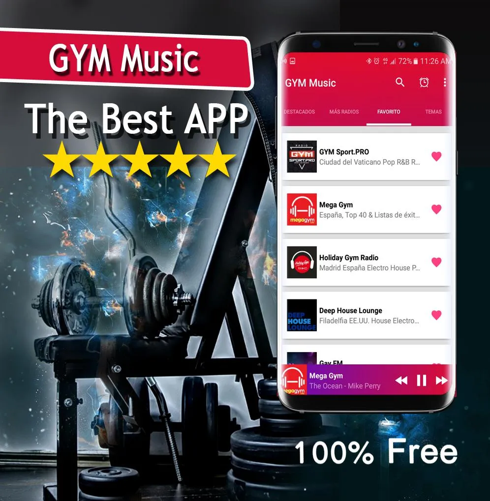 GYM Music App | Indus Appstore | Screenshot