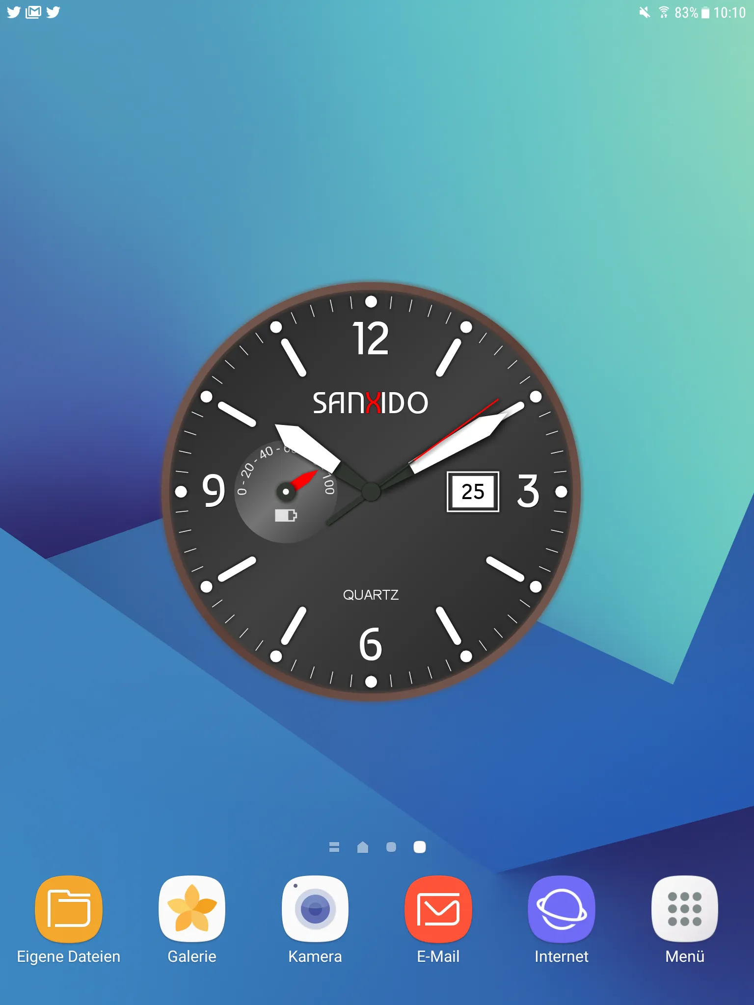 Analog Clock Live Wallpaper | Indus Appstore | Screenshot