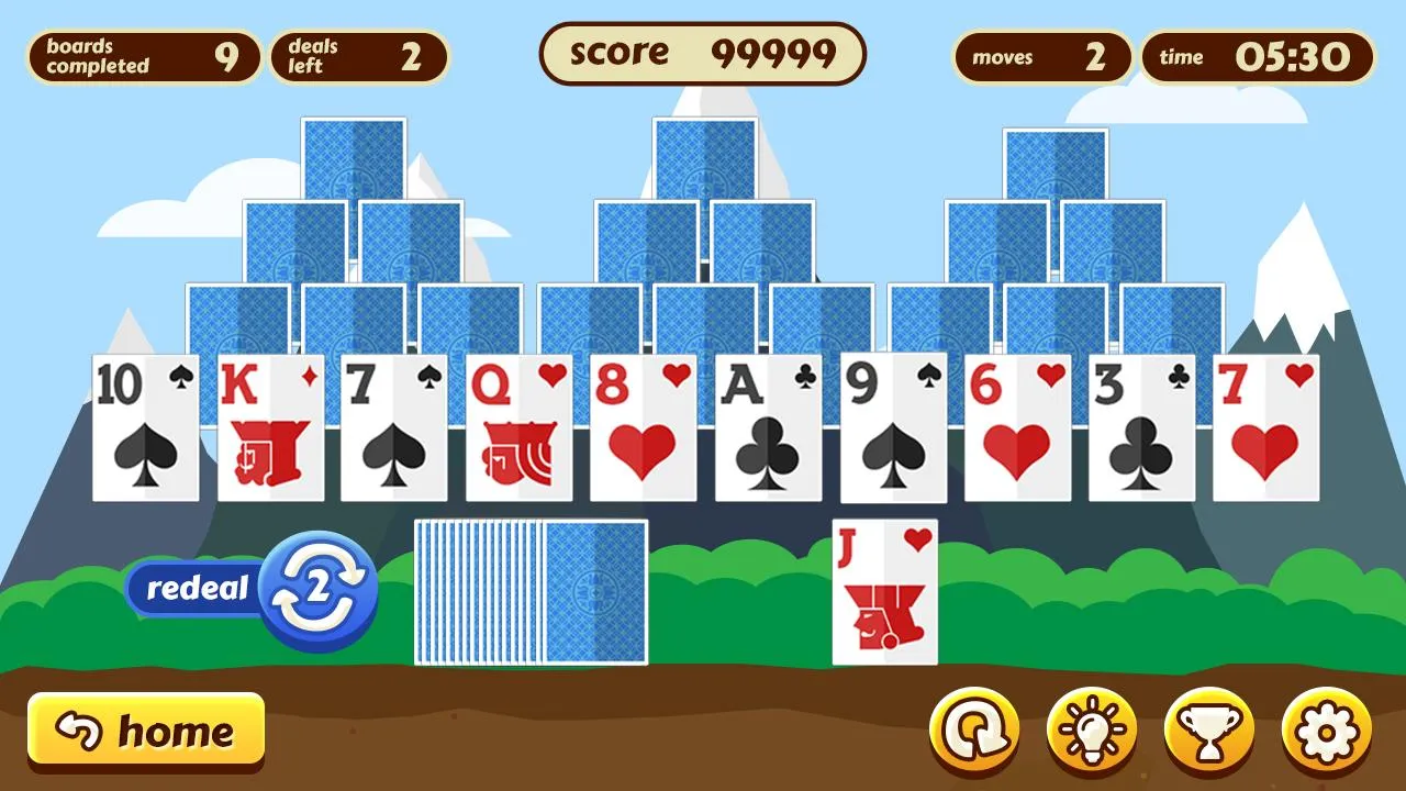 TriPeaks Solitaire | Indus Appstore | Screenshot