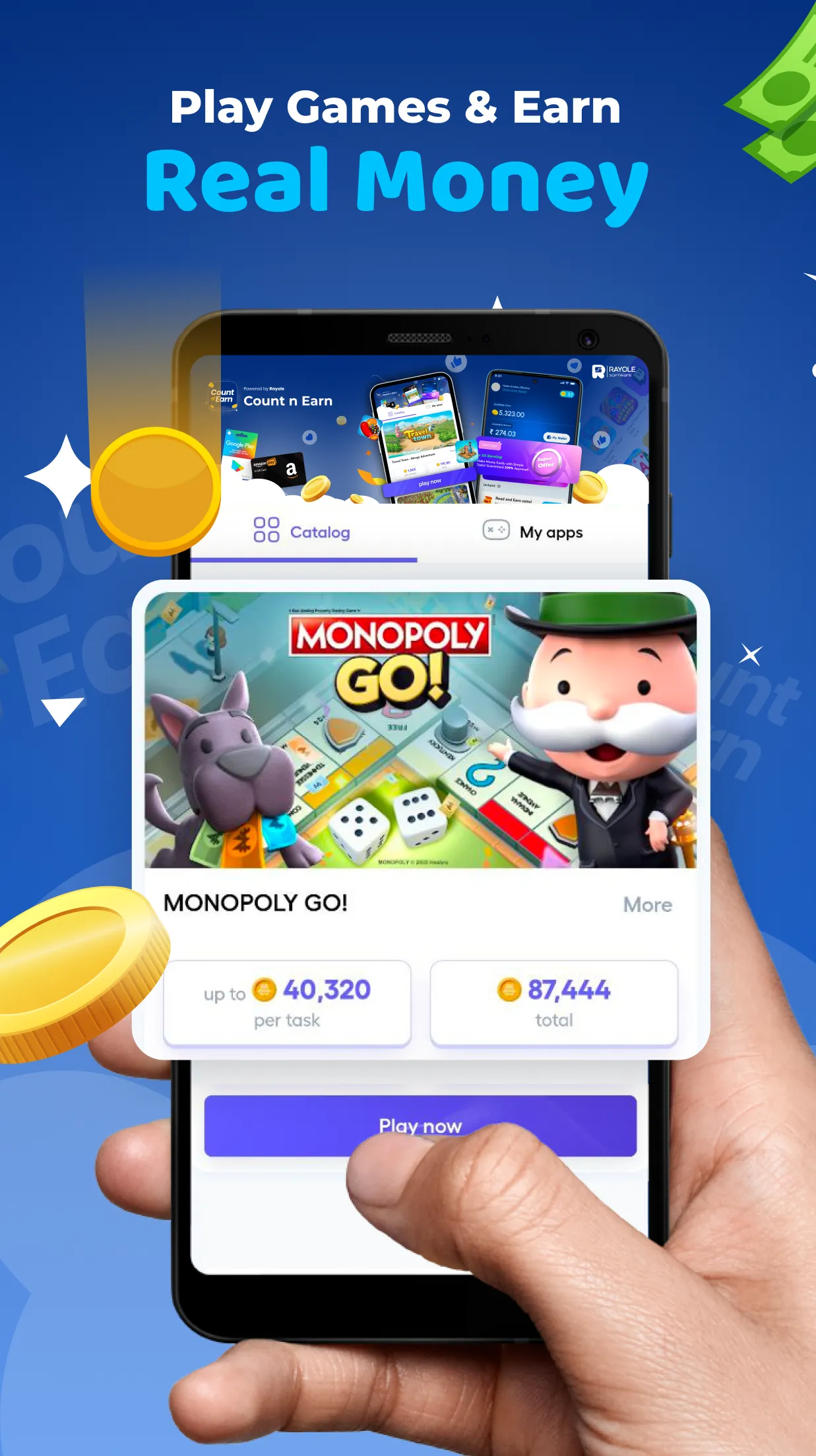 Count & Earn - Cash Rewards | Indus Appstore | Screenshot