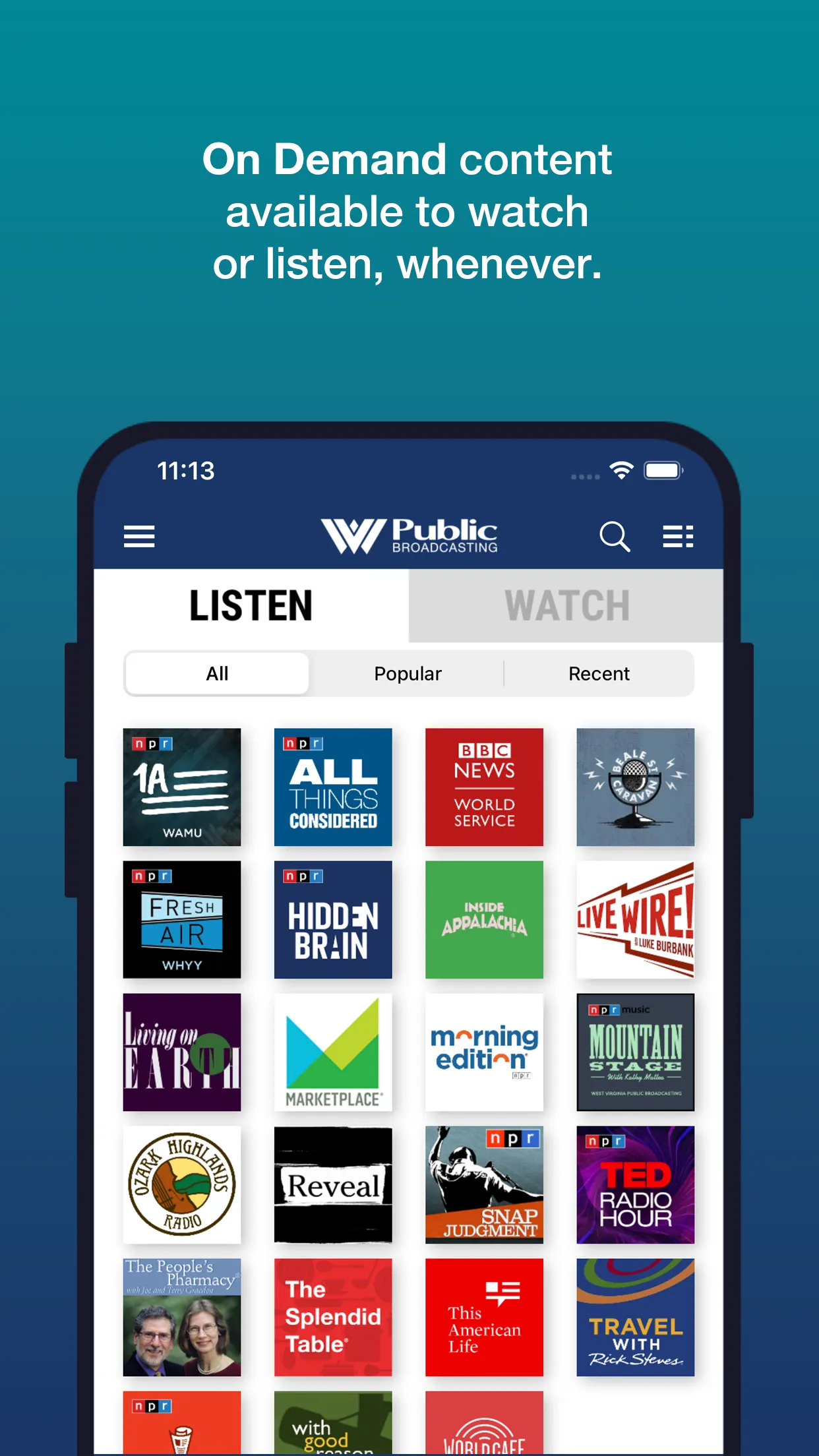 WVPB Public Media App | Indus Appstore | Screenshot